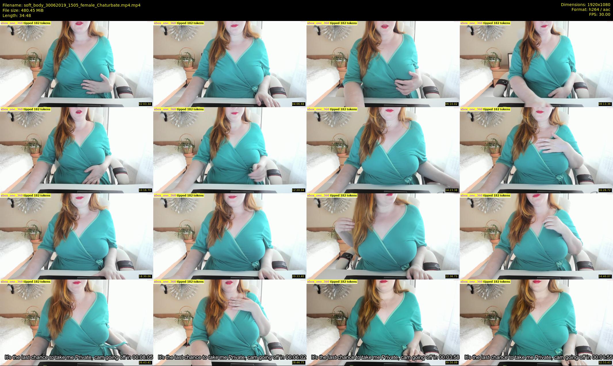 soft_body — 35 minute Chaturbate female cam show recording, 1080p, Jun 30, 2019