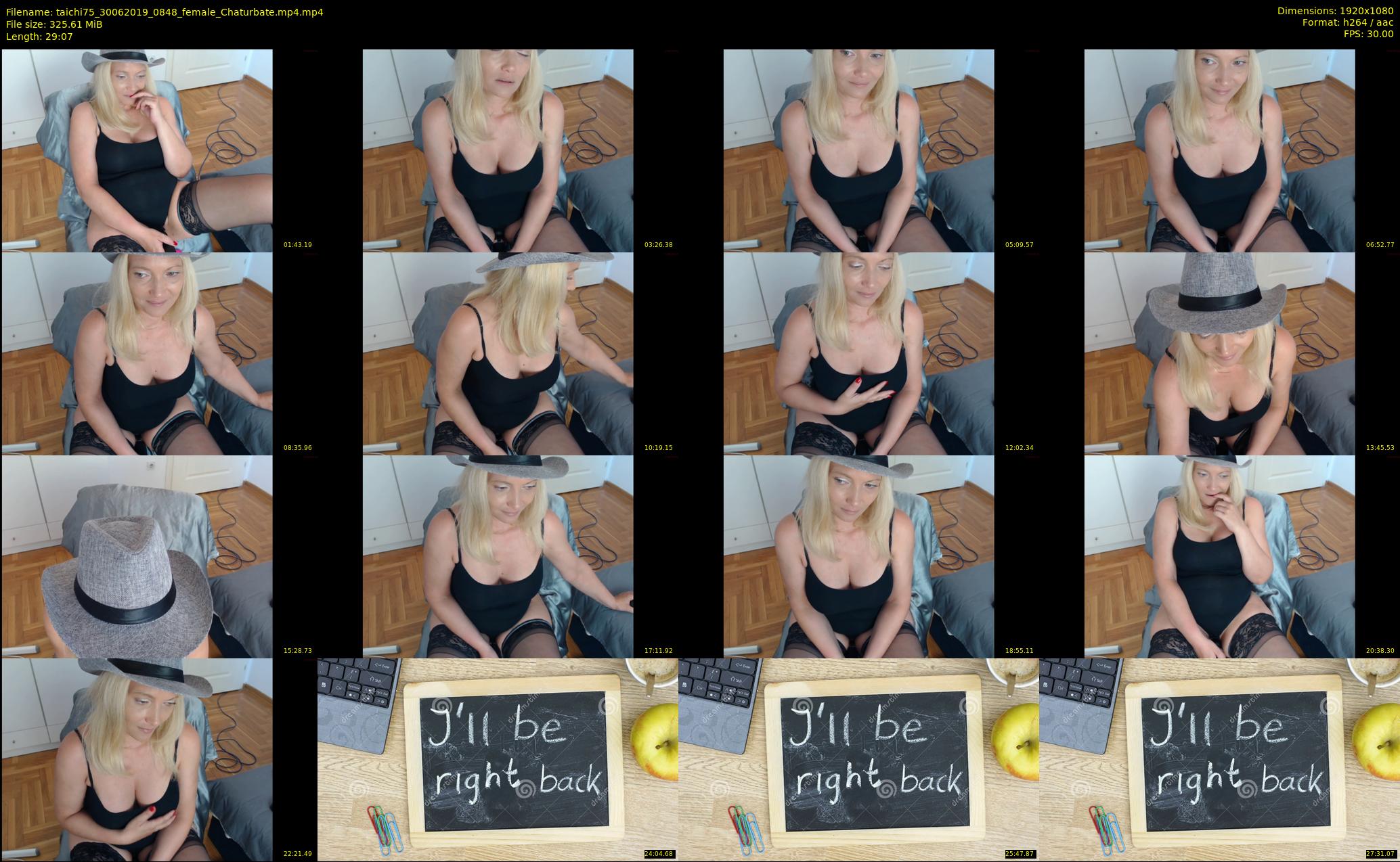 taichi75 — 30 minute Chaturbate female cam show recording, 1080p, Jun 30, 2019