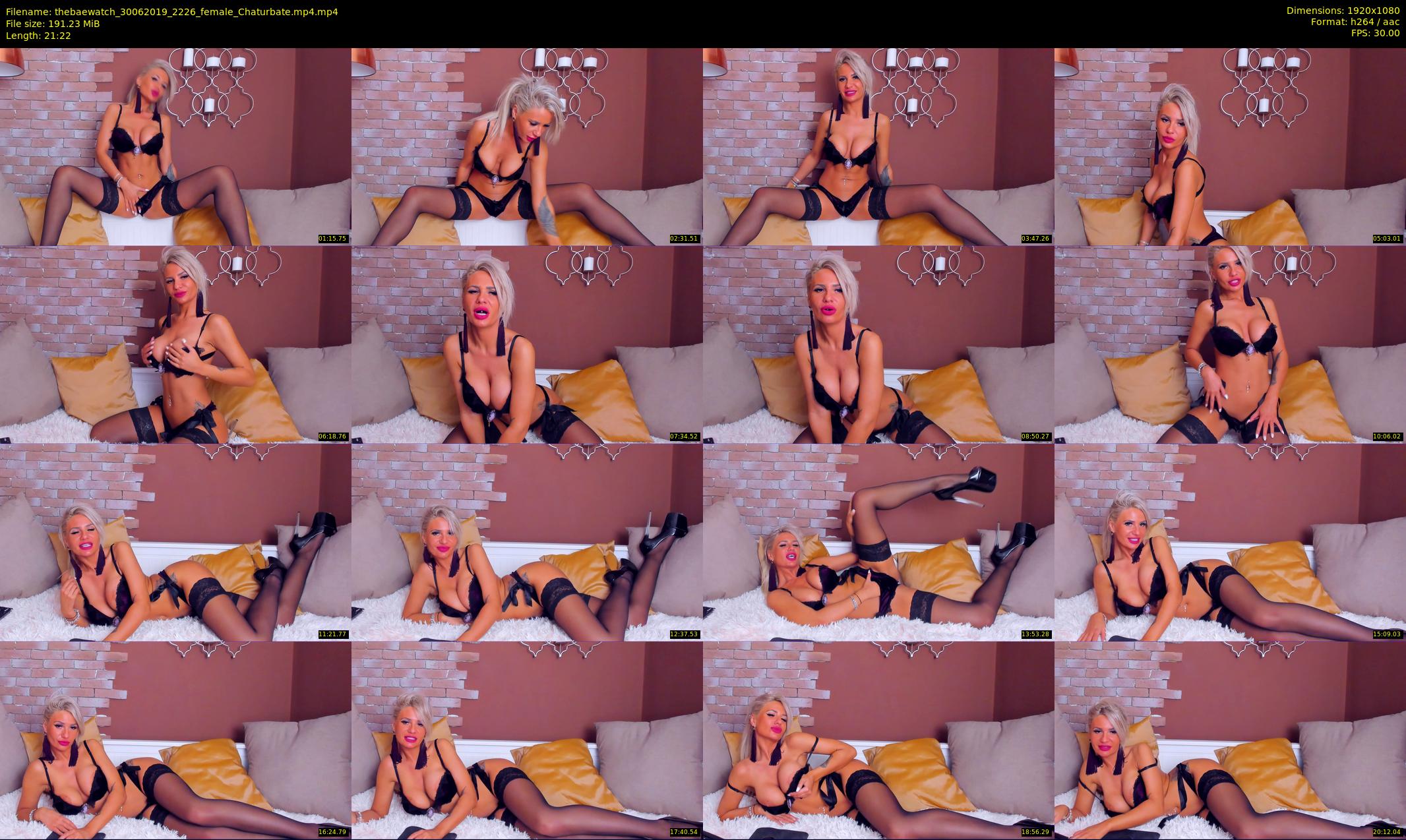 thebaewatch — 22 minute Chaturbate female cam show recording, 1080p, Jun 30, 2019