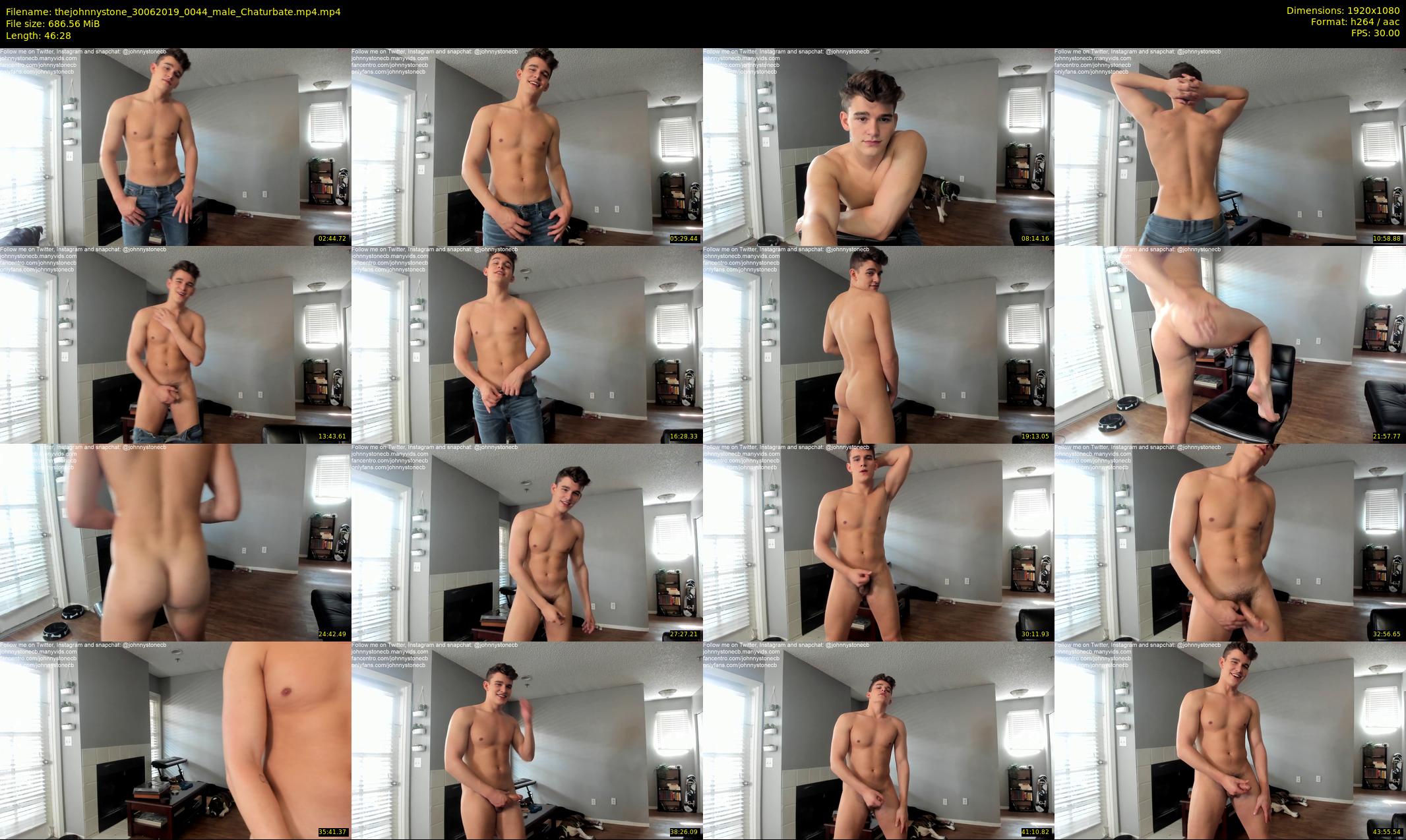 thejohnnystone — 47 minute Chaturbate male cam show recording, 1080p, Jun 30, 2019