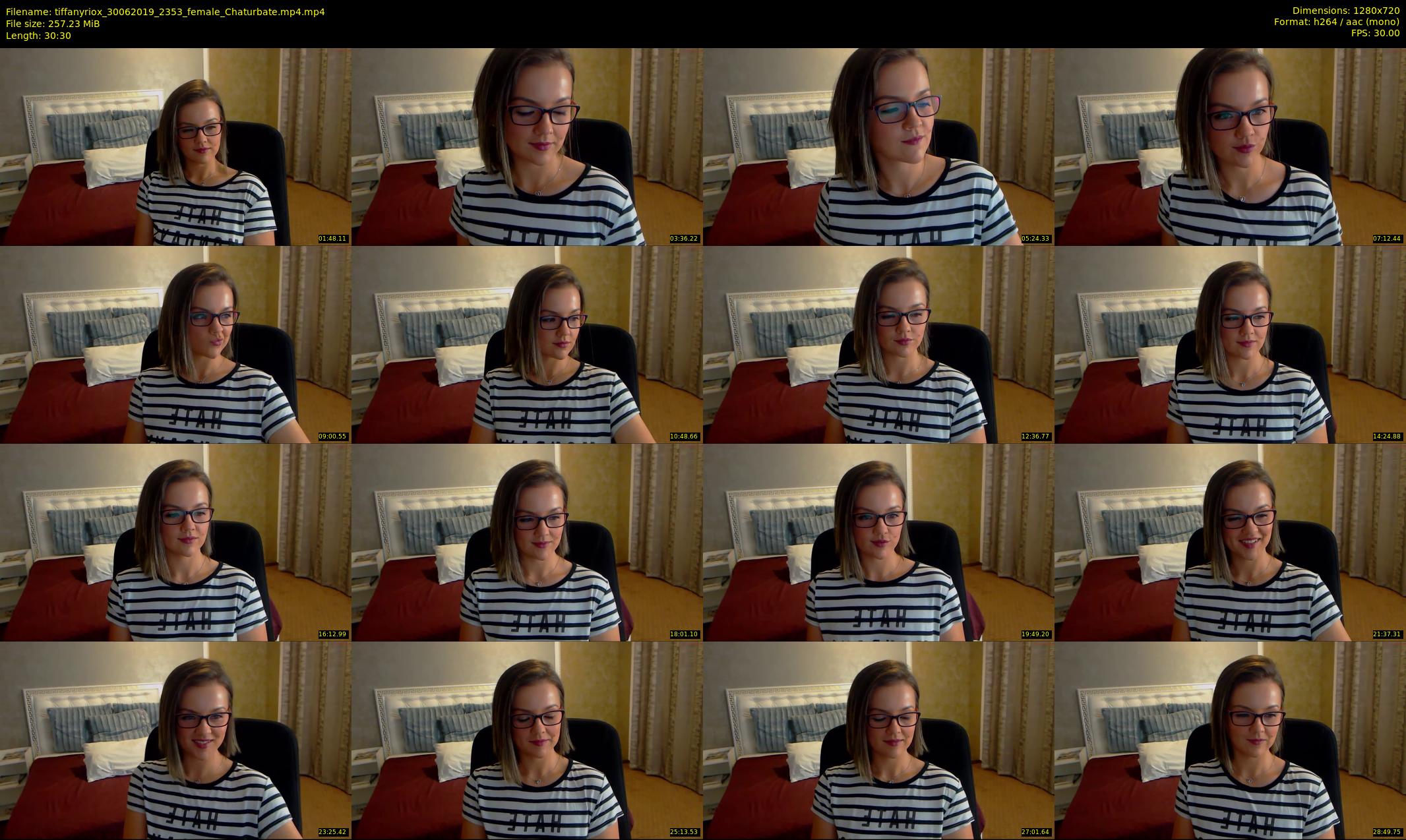 tiffanyriox — 31 minute Chaturbate female cam show recording, 720p, Jun 30, 2019