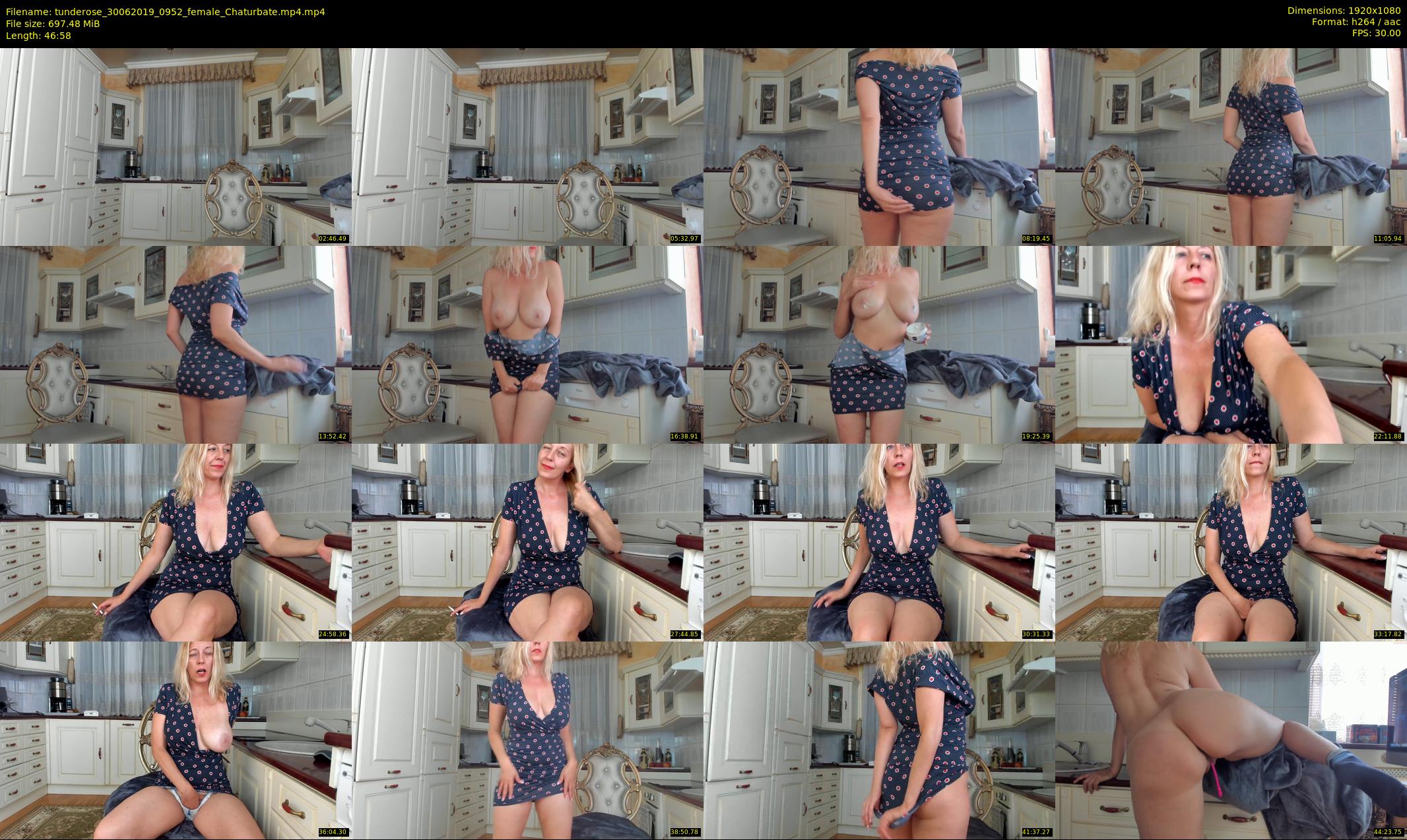 tunderose — 47 minute Chaturbate female cam show recording, 1080p, Jun 30, 2019