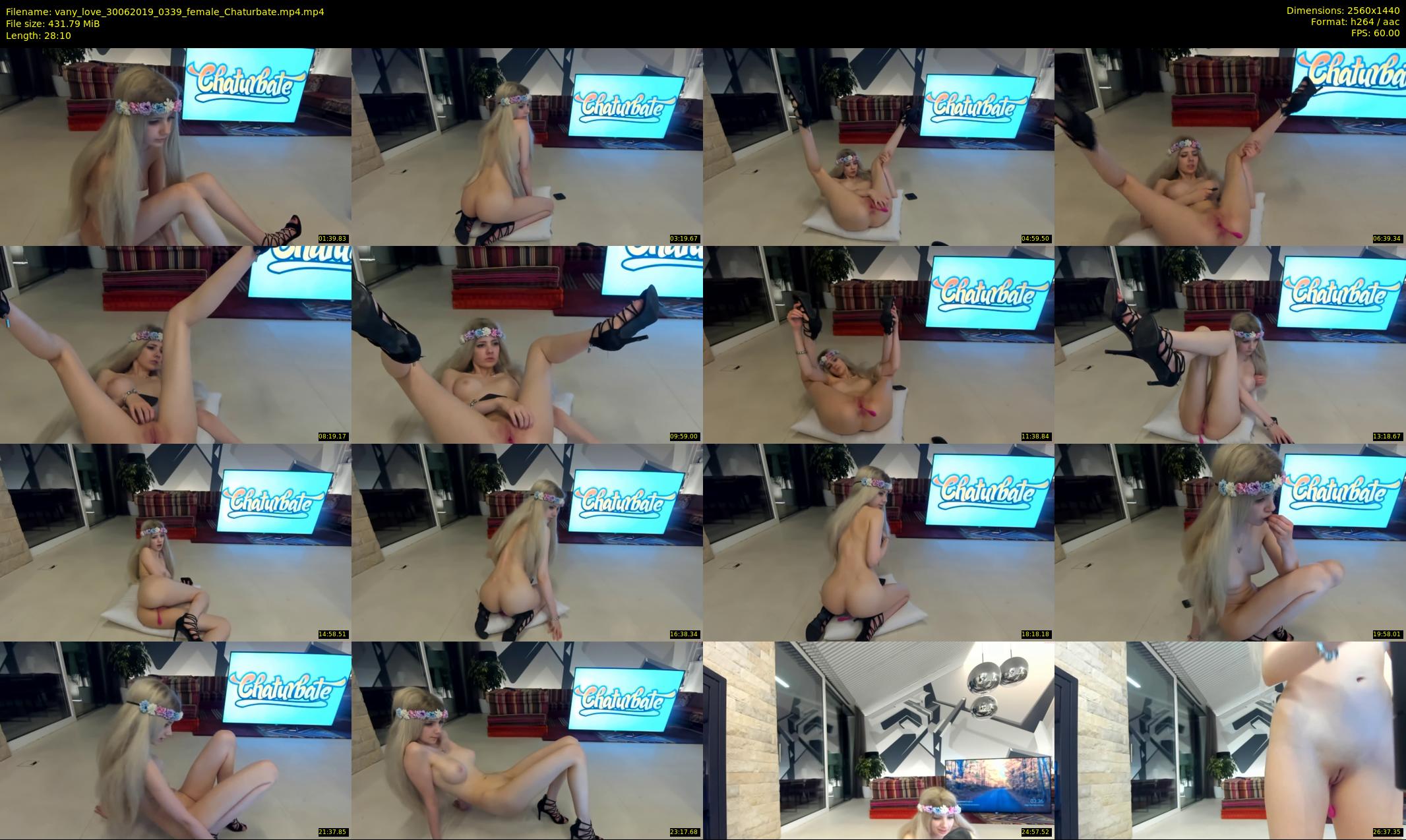 vany_love — 29 minute Chaturbate female cam show recording, 1080p, Jun 30, 2019