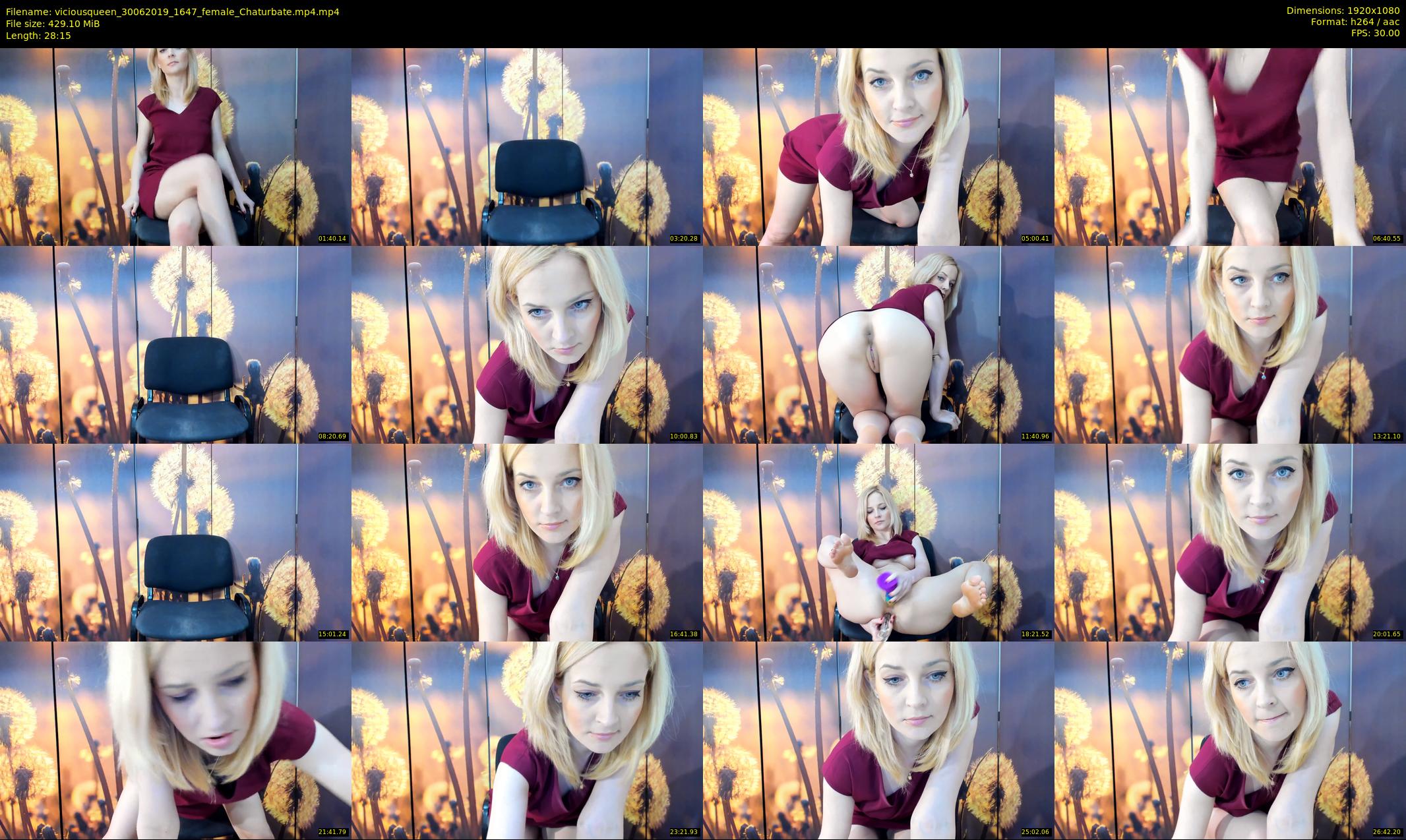 viciousqueen — 29 minute Chaturbate female cam show recording, 1080p, Jun 30, 2019