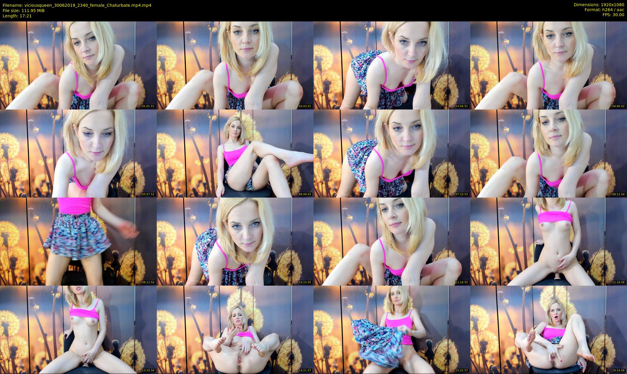 viciousqueen — 18 minute Chaturbate female cam show recording, 1080p, Jun 30, 2019