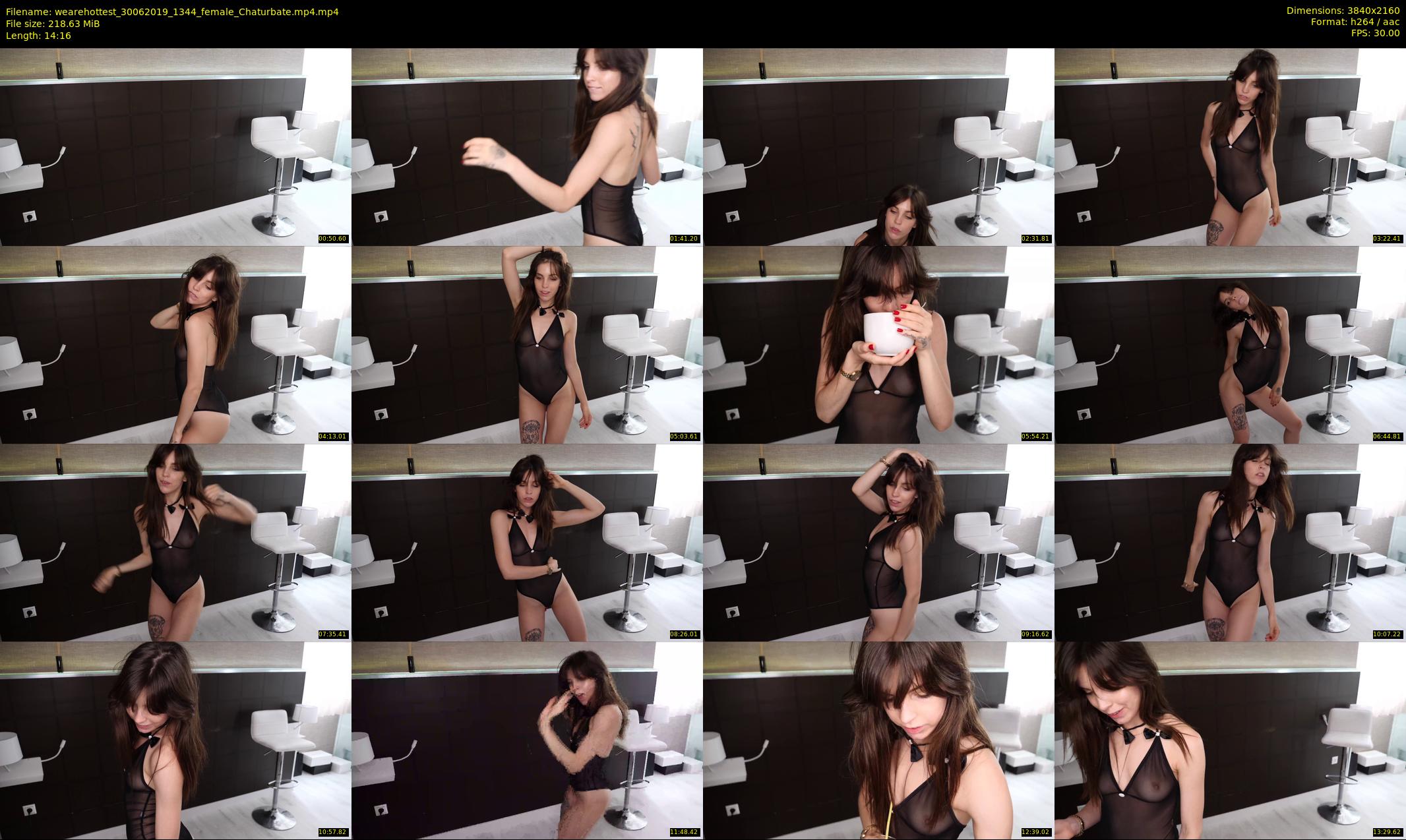 wearehottest — 15 minute Chaturbate couple cam show recording, 4K, Jun 30, 2019