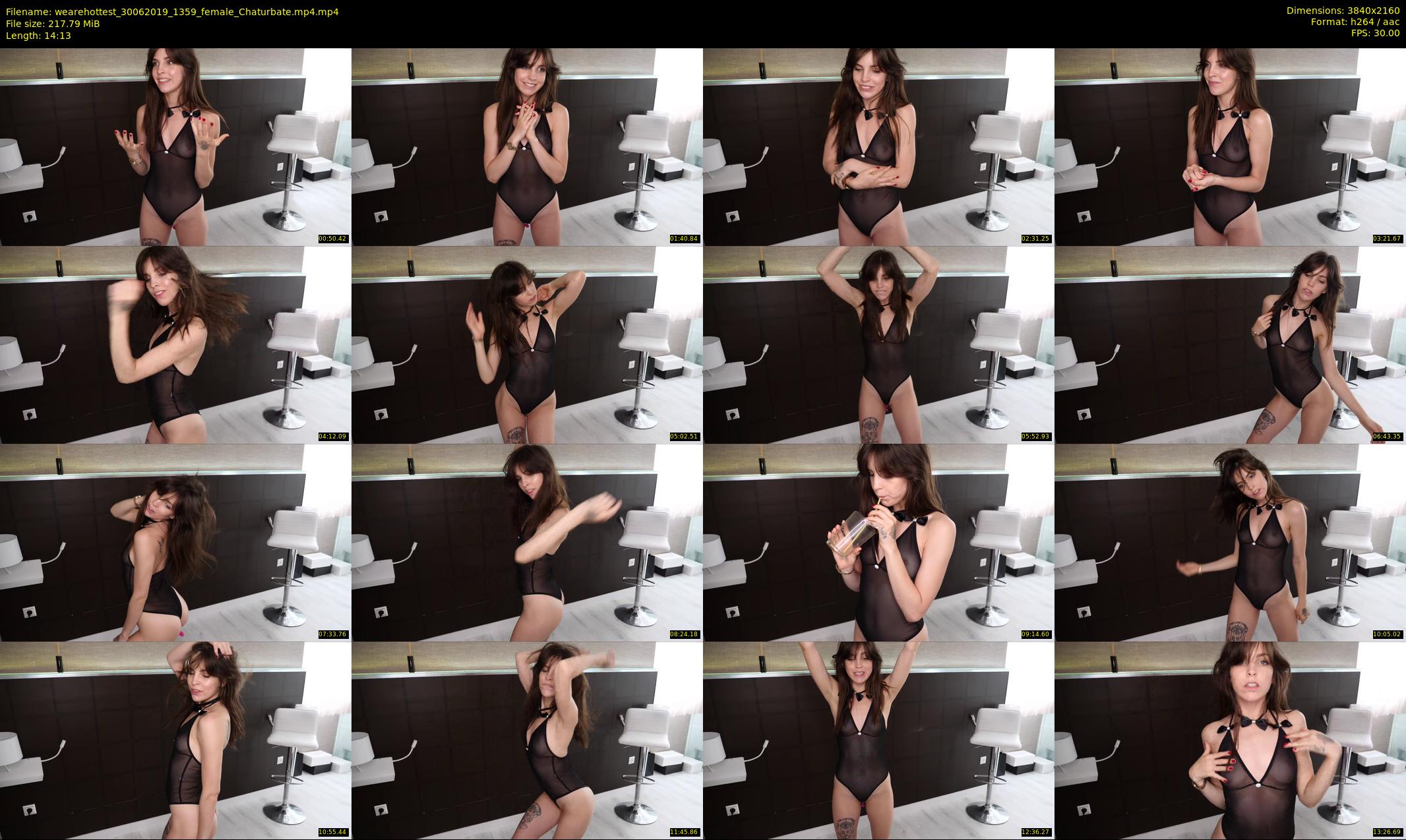 wearehottest — 15 minute Chaturbate couple cam show recording, 4K, Jun 30, 2019