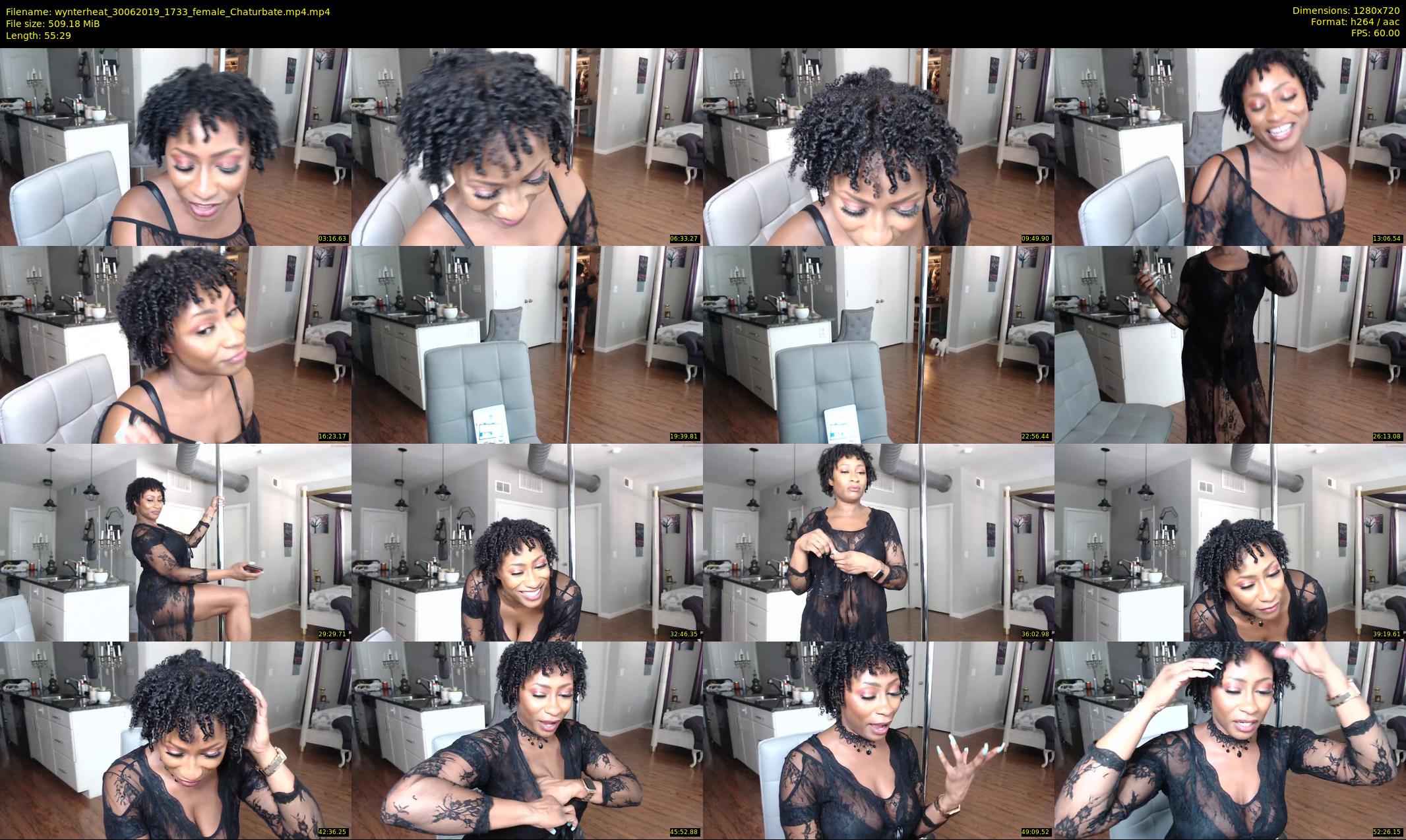 wynterheat — 56 minute Chaturbate female cam show recording, 720p, Jun 30, 2019