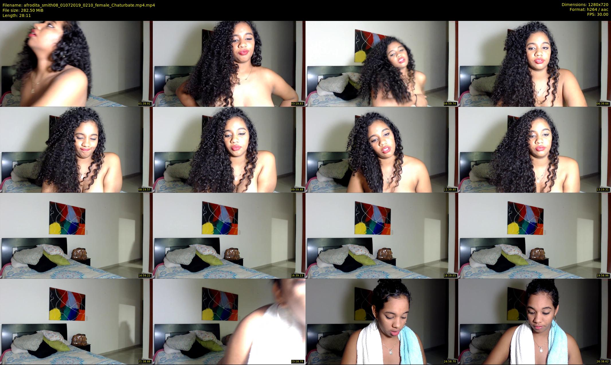 afrodita_smith08 — 29 minute Chaturbate female cam show recording, 720p, Jul 1, 2019