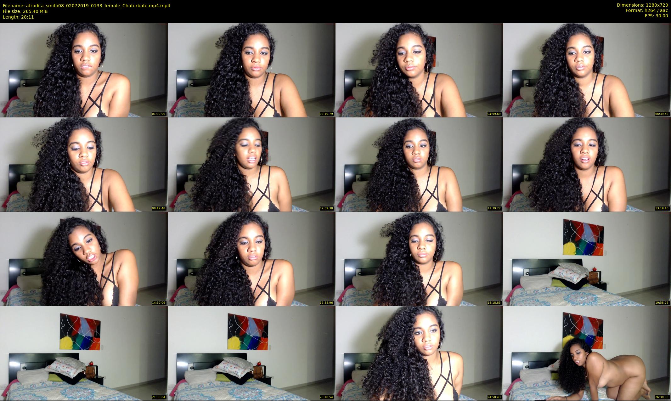 afrodita_smith08 — 29 minute Chaturbate female cam show recording, 720p, Jul 2, 2019