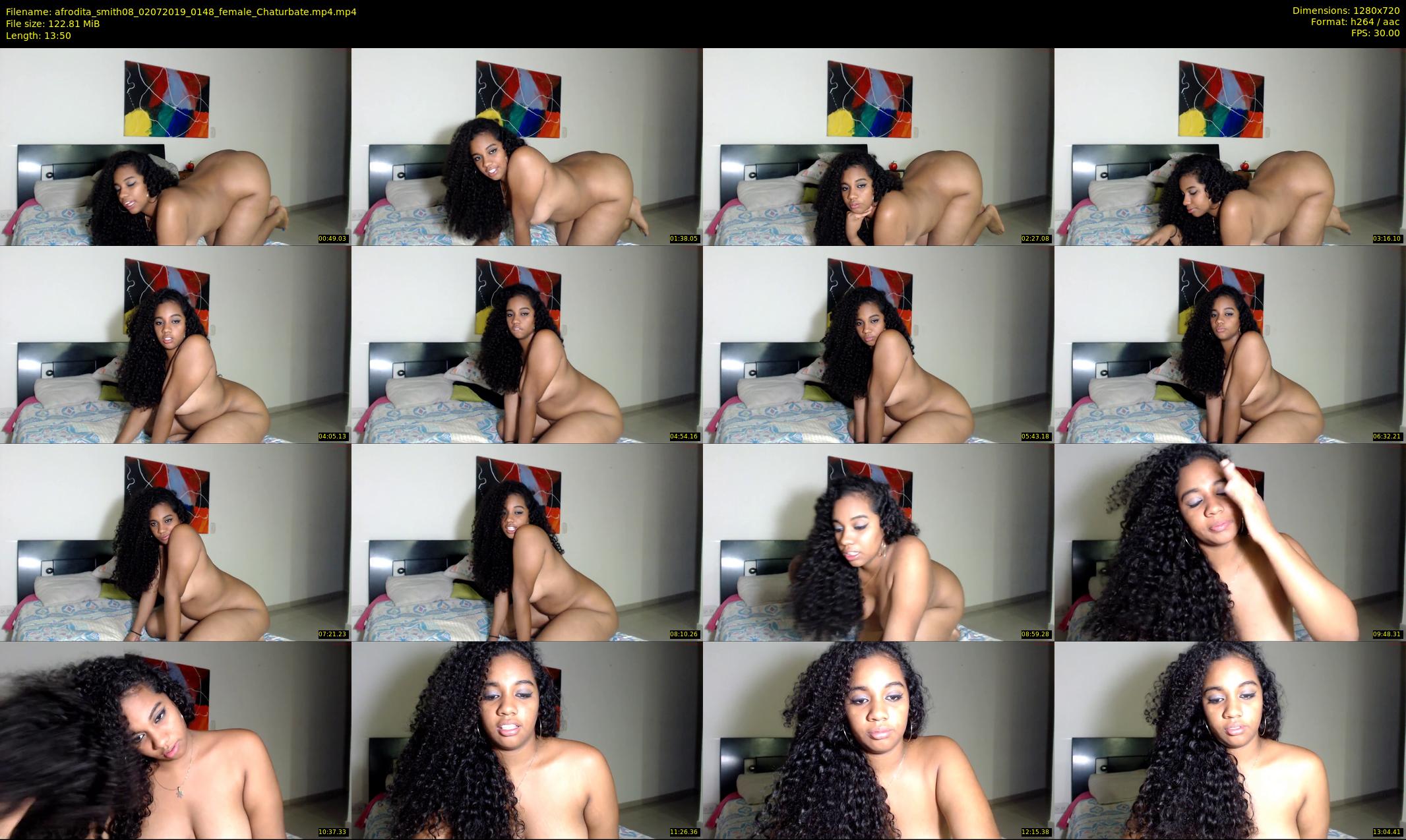 afrodita_smith08 — 14 minute Chaturbate female cam show recording, 720p, Jul 2, 2019