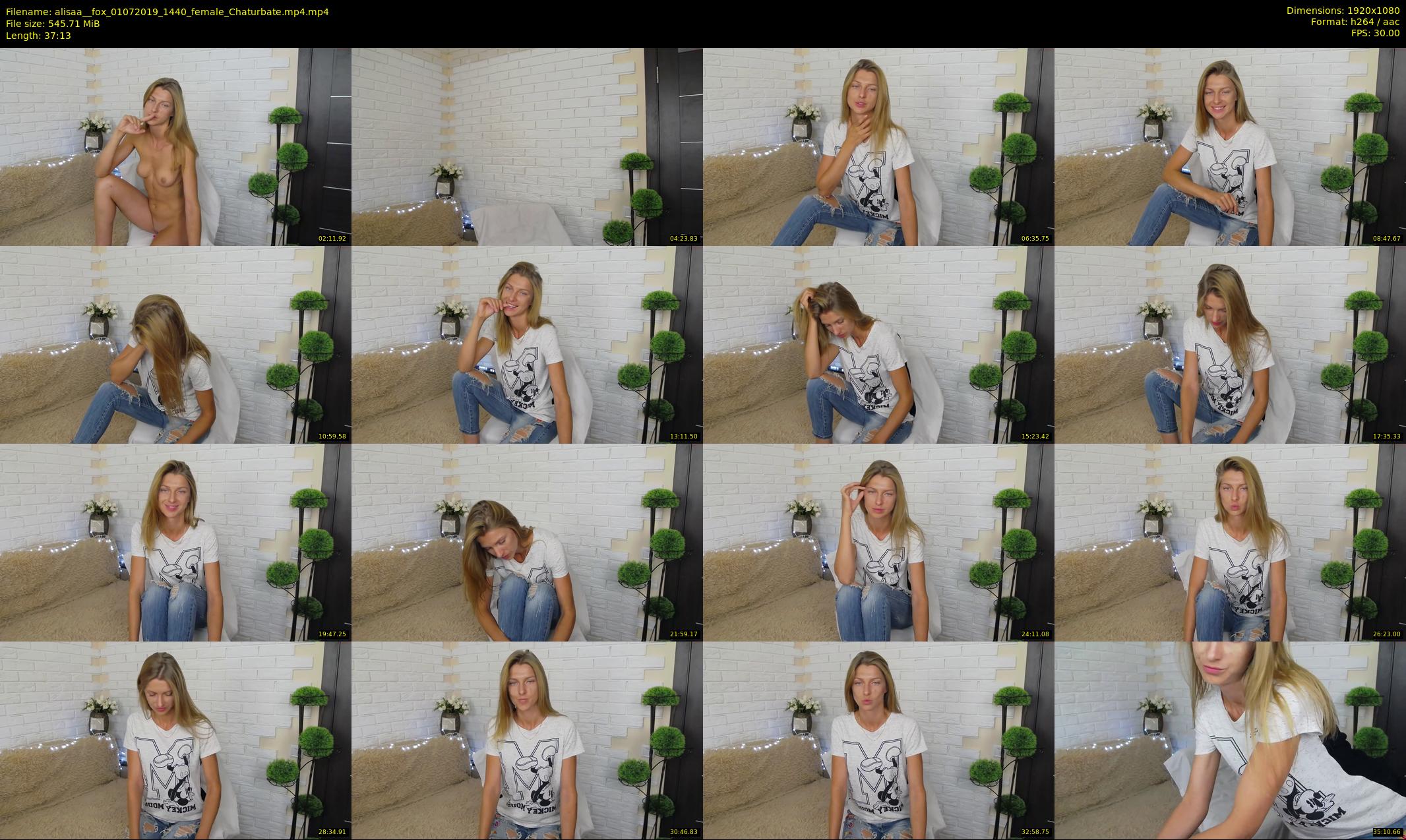 alisaa__fox — 38 minute Chaturbate female cam show recording, 1080p, Jul 1, 2019