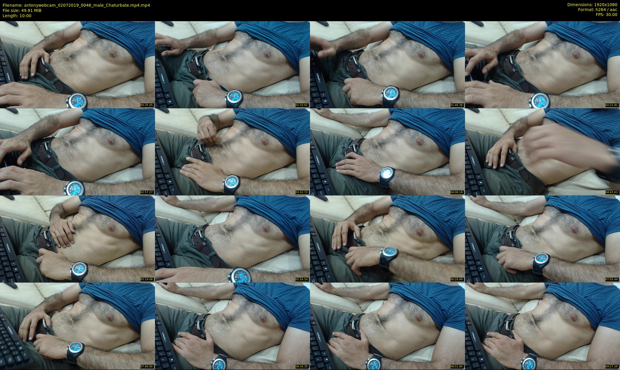 antonywebcam — 10 minute Chaturbate male cam show recording, 1080p, Jul 2, 2019