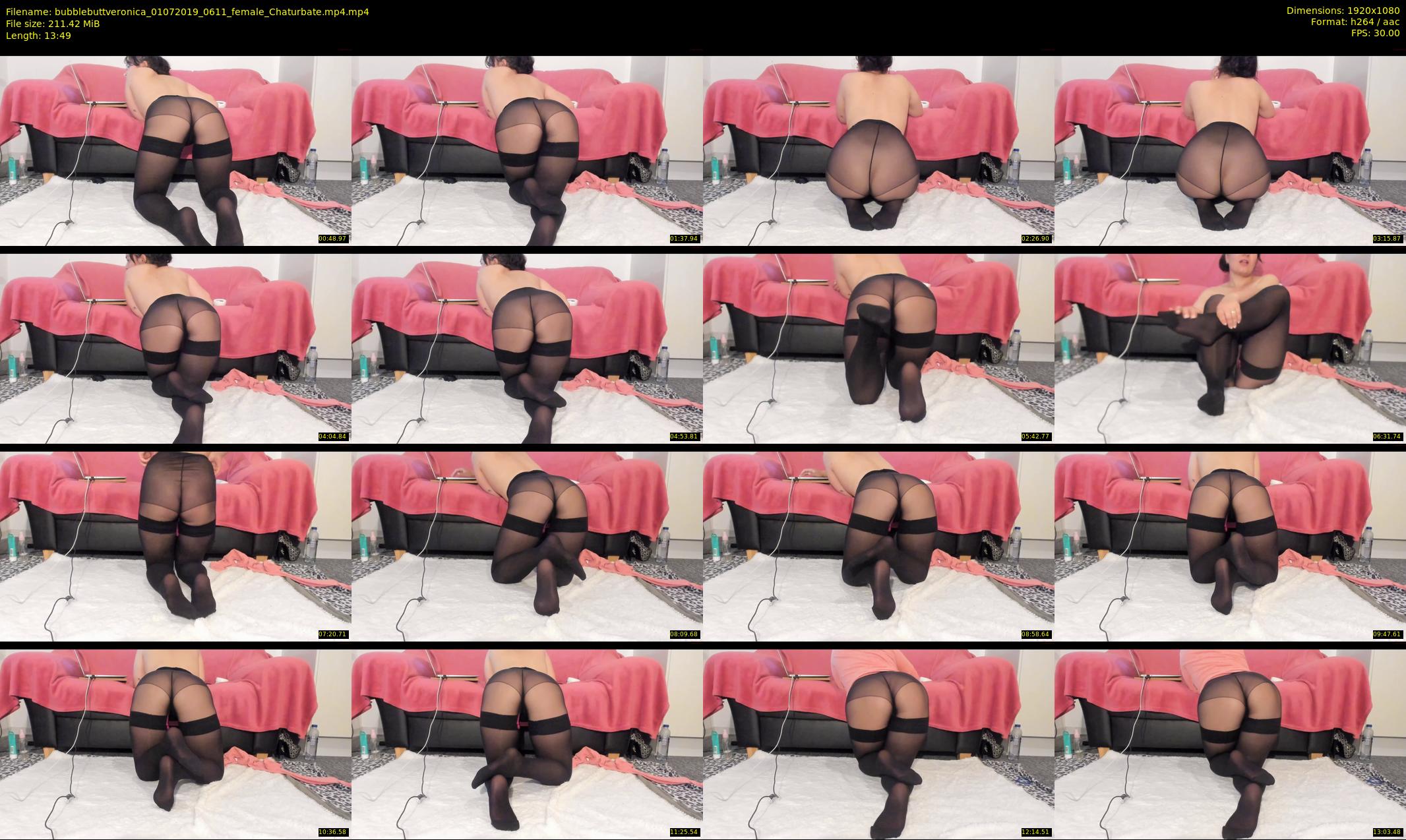 bubblebuttveronica — 14 minute Chaturbate female cam show recording, 1080p, Jul 1, 2019