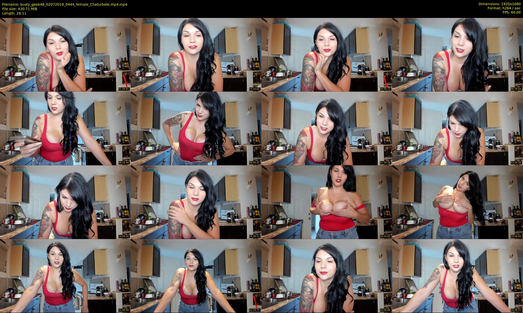 busty_geek48 — 29 minute Chaturbate female cam show recording, 1080p, Jul 2, 2019