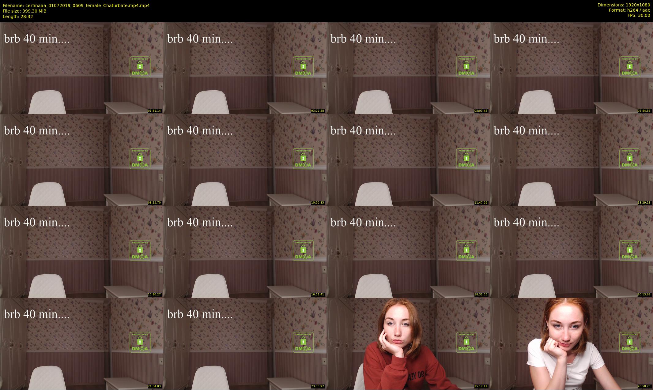certinaaa — 29 minute Chaturbate female cam show recording, 1080p, Jul 1, 2019