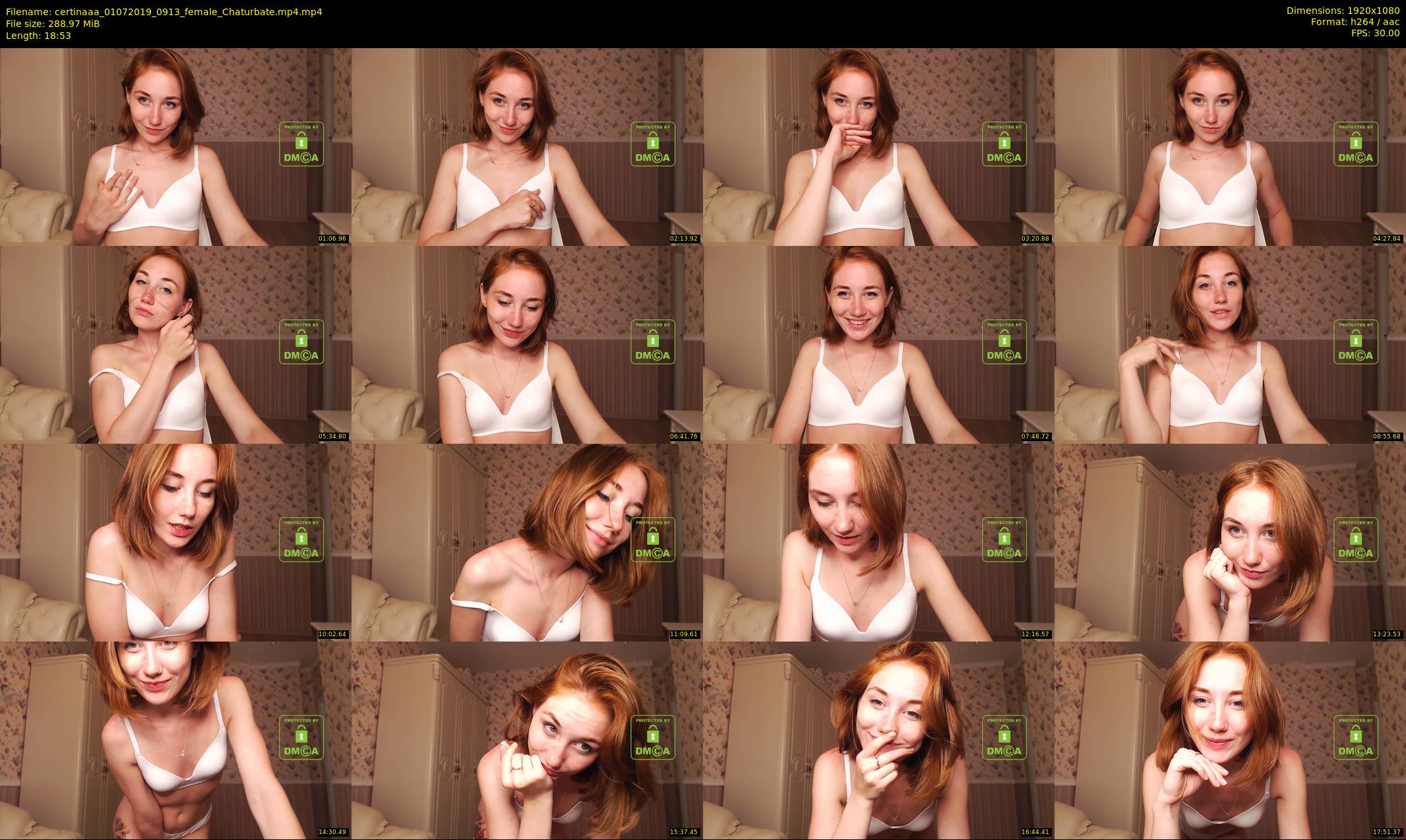 certinaaa — 19 minute Chaturbate female cam show recording, 1080p, Jul 1, 2019