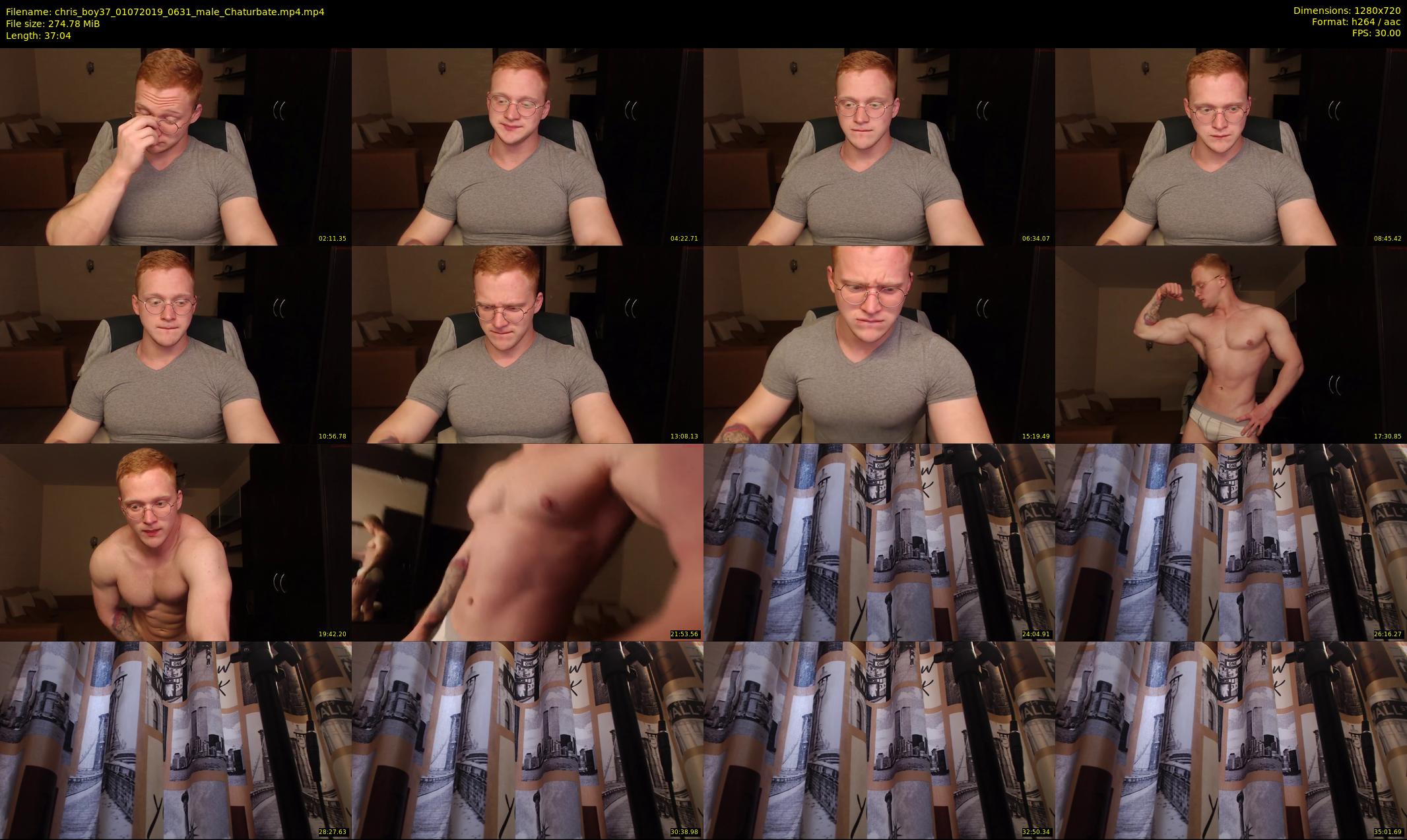 chris_boy37 — 38 minute Chaturbate male cam show recording, 720p, Jul 1, 2019