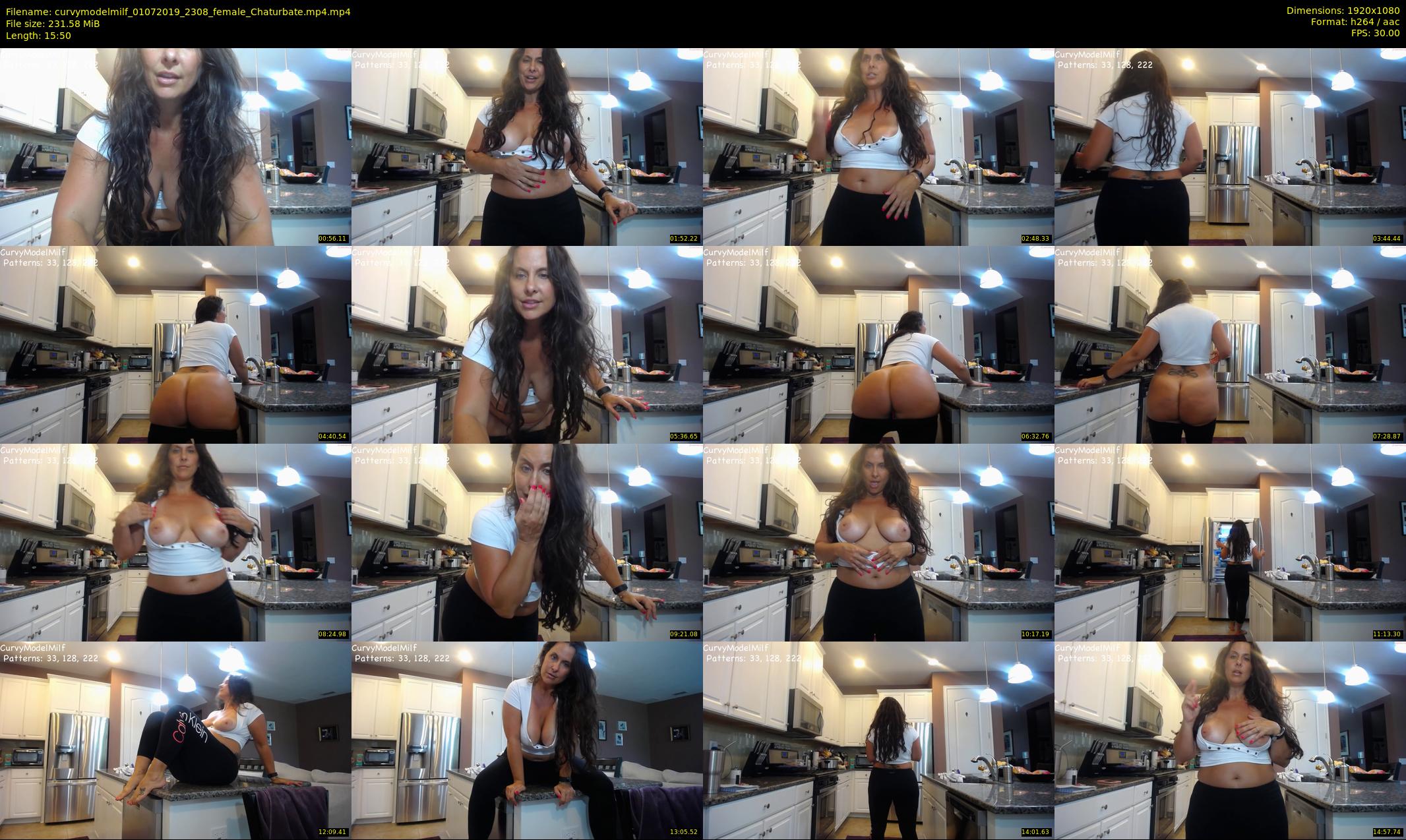 curvymodelmilf — 16 minute Chaturbate female cam show recording, 1080p, Jul 1, 2019