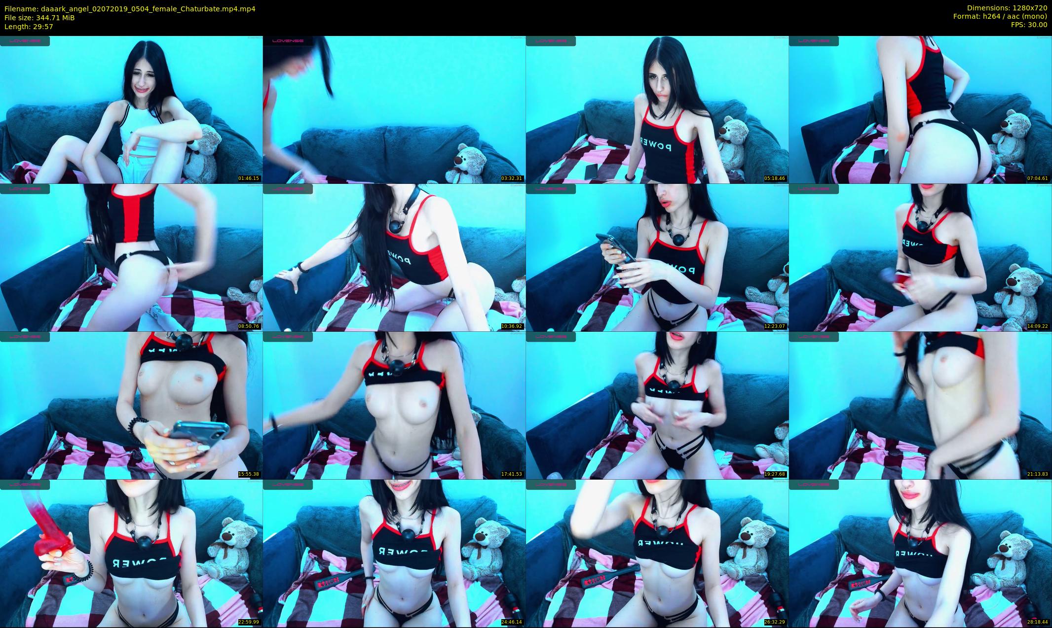 daaark_angel — 30 minute Chaturbate female cam show recording, 720p, Jul 2, 2019