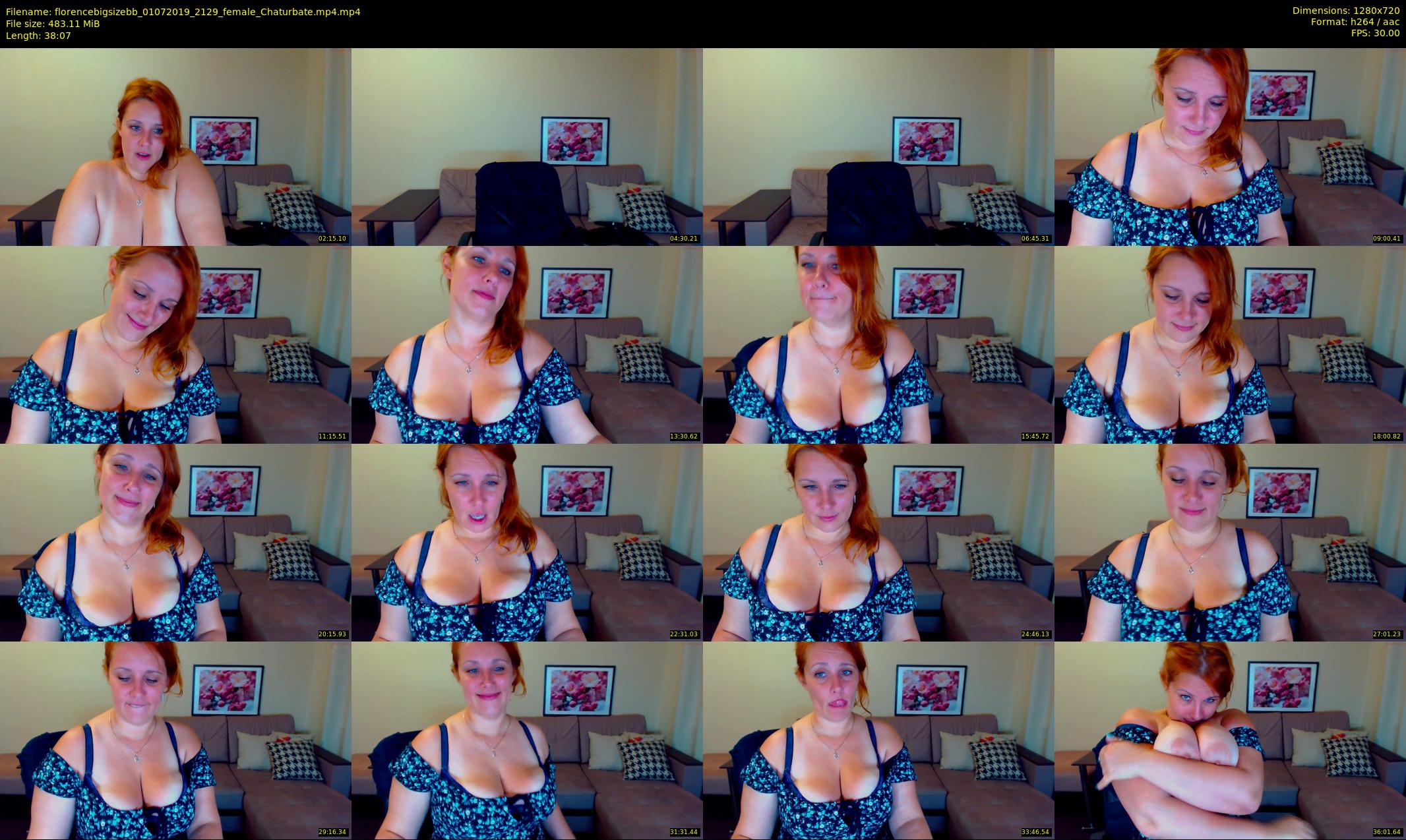 florencebigsizebb — 39 minute Chaturbate female cam show recording, 720p, Jul 1, 2019