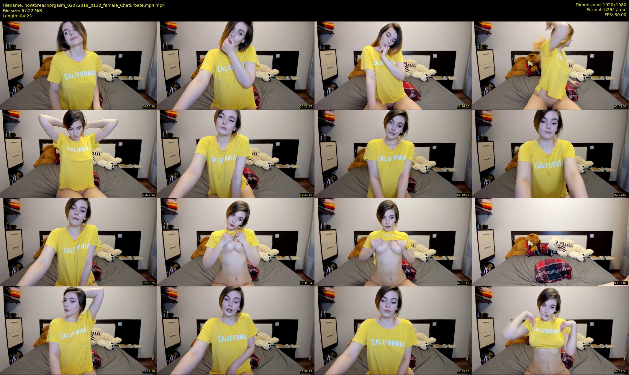 howtoreachorgasm — 5 minute Chaturbate couple cam show recording, 1080p, Jul 2, 2019