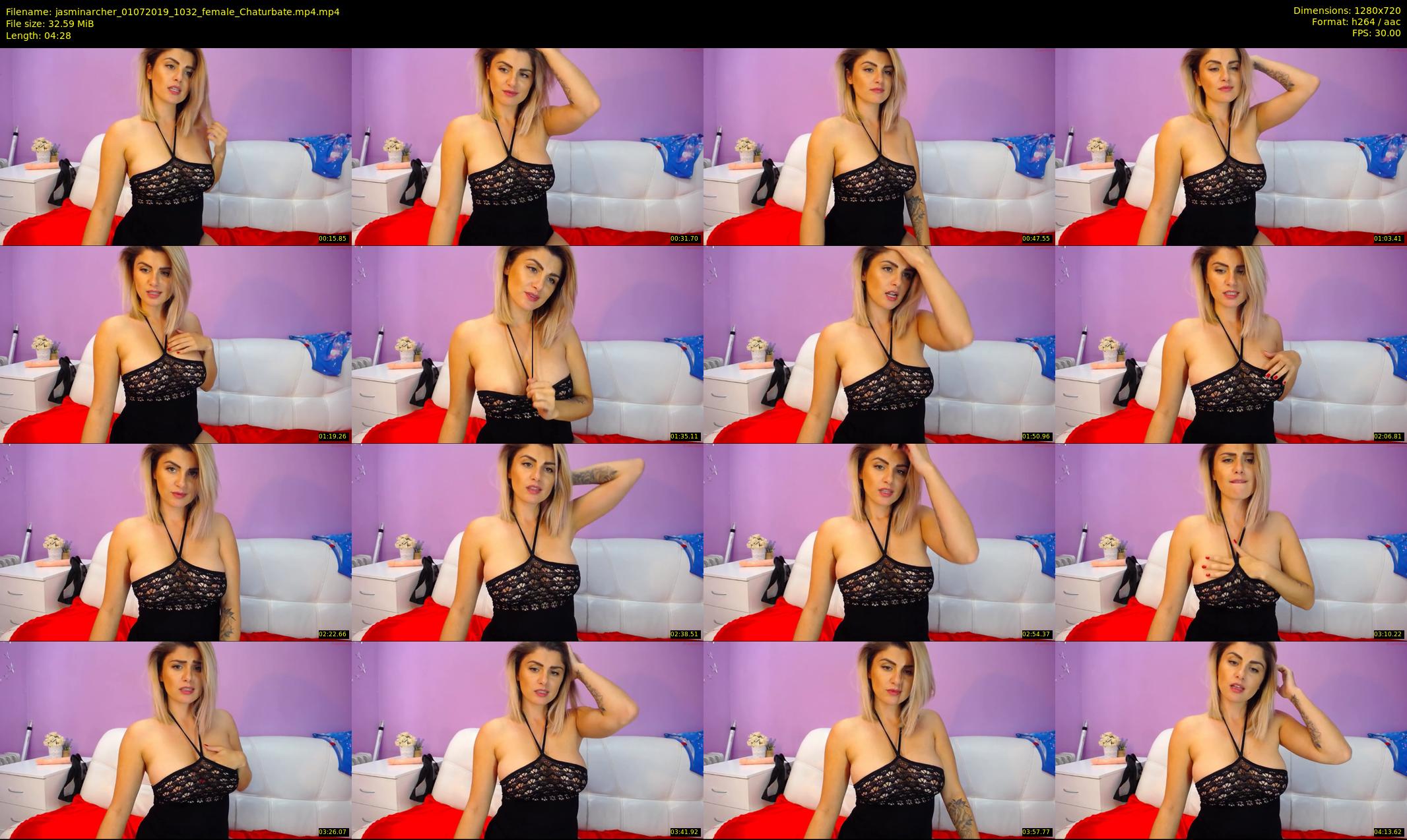 jasminarcher — 5 minute Chaturbate female cam show recording, 720p, Jul 1, 2019