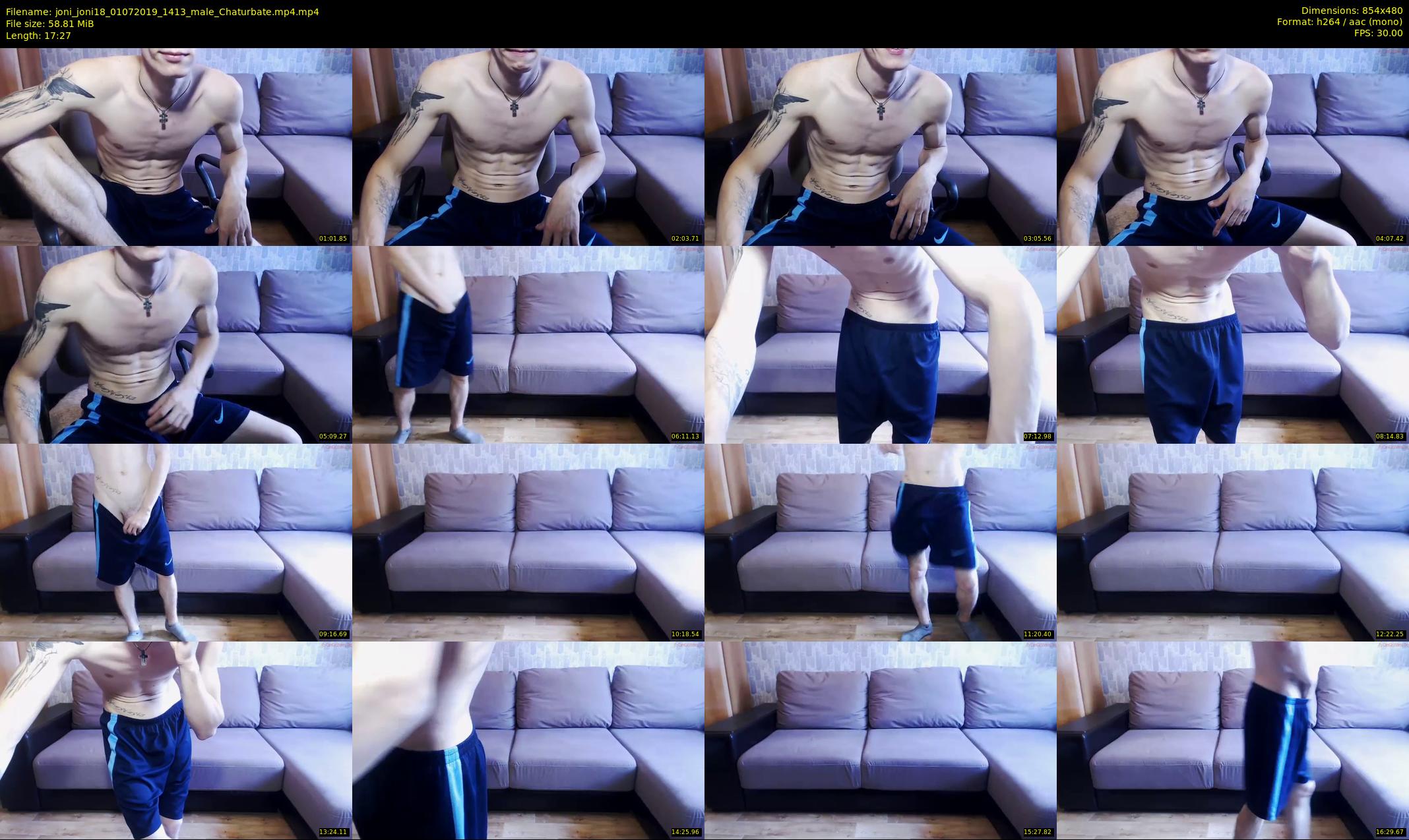 joni_joni18 — 18 minute Chaturbate male cam show recording, 480p, Jul 1, 2019