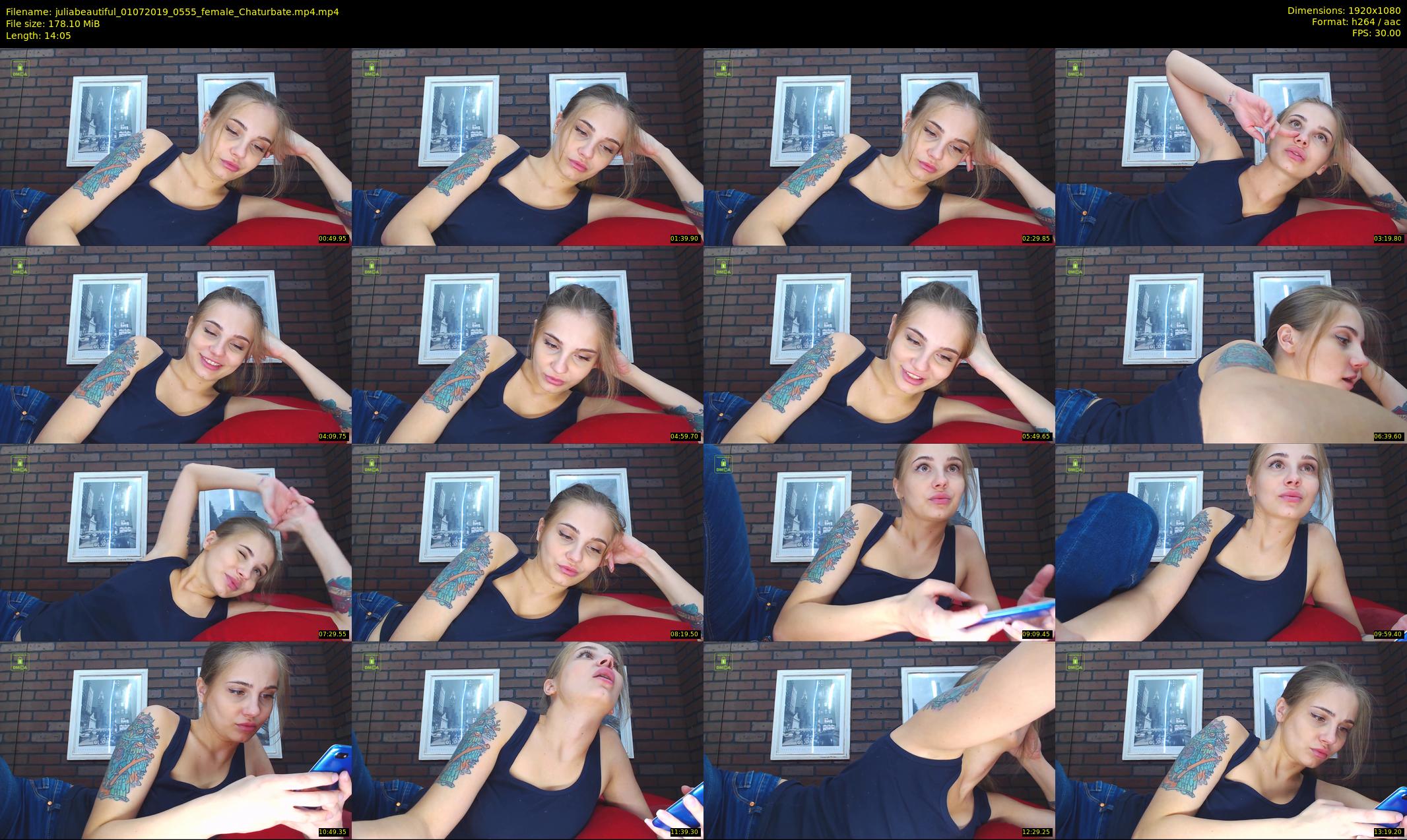 juliabeautiful — 15 minute Chaturbate female cam show recording, 1080p, Jul 1, 2019