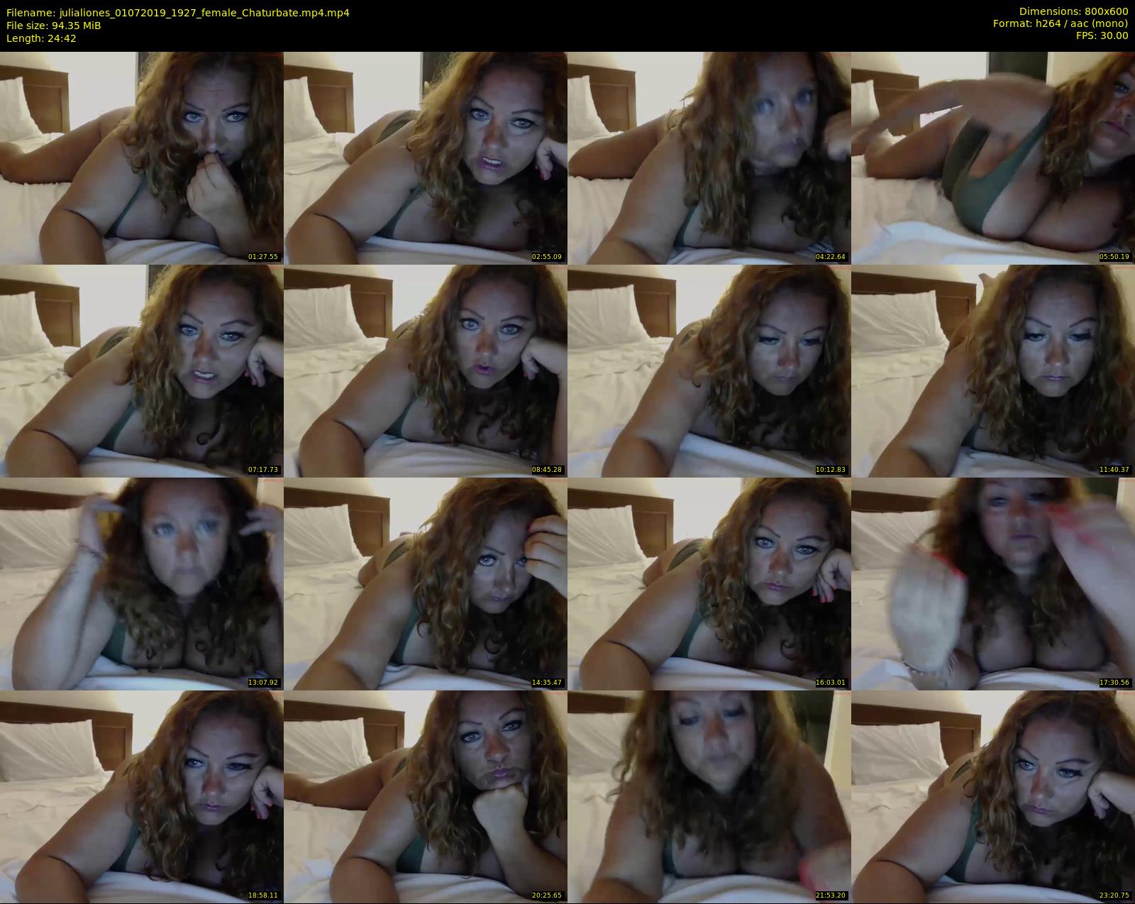 julialiones — 25 minute Chaturbate female cam show recording, 480p, Jul 1, 2019