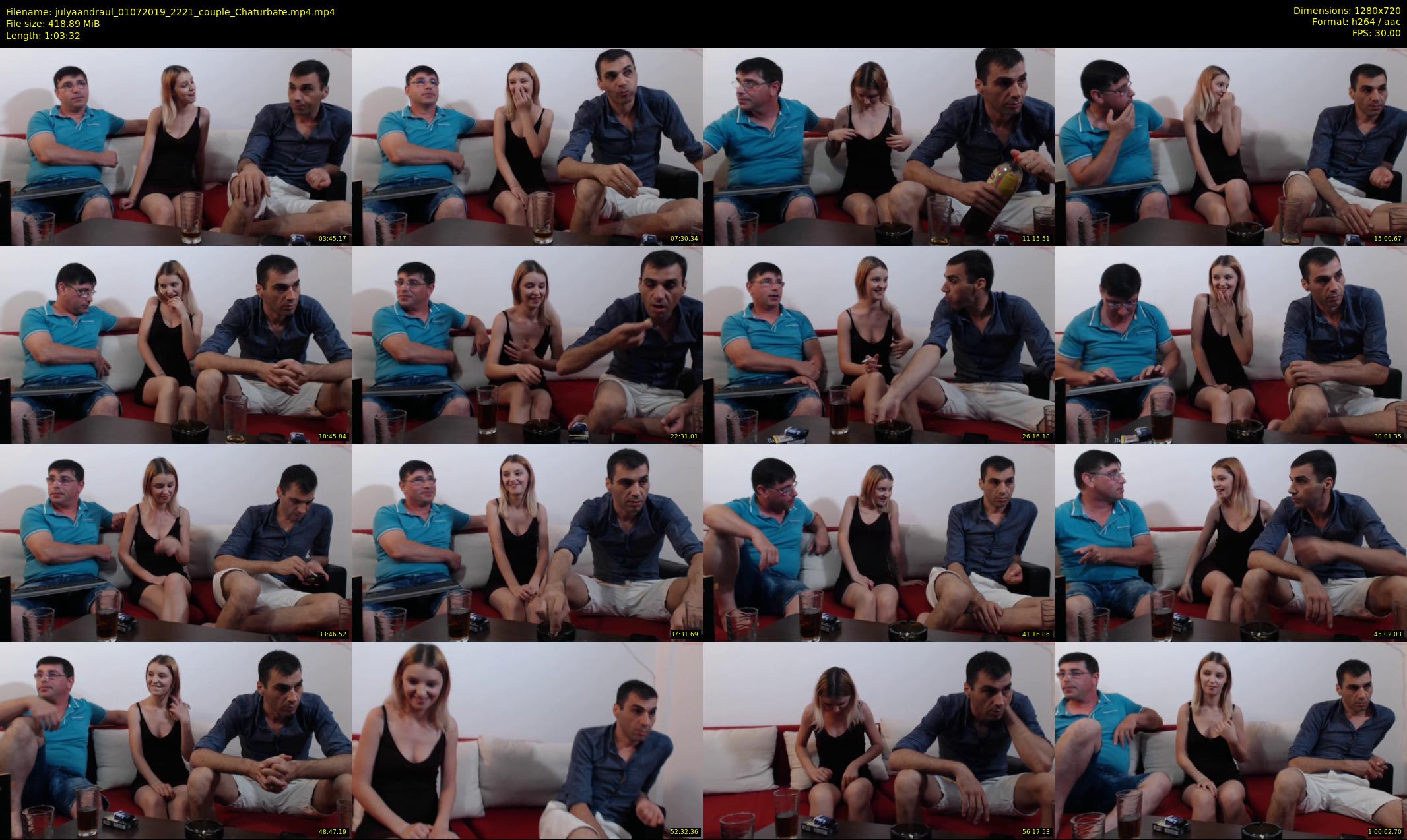 julyaandraul — 64 minute Chaturbate couple cam show recording, 720p, Jul 1, 2019