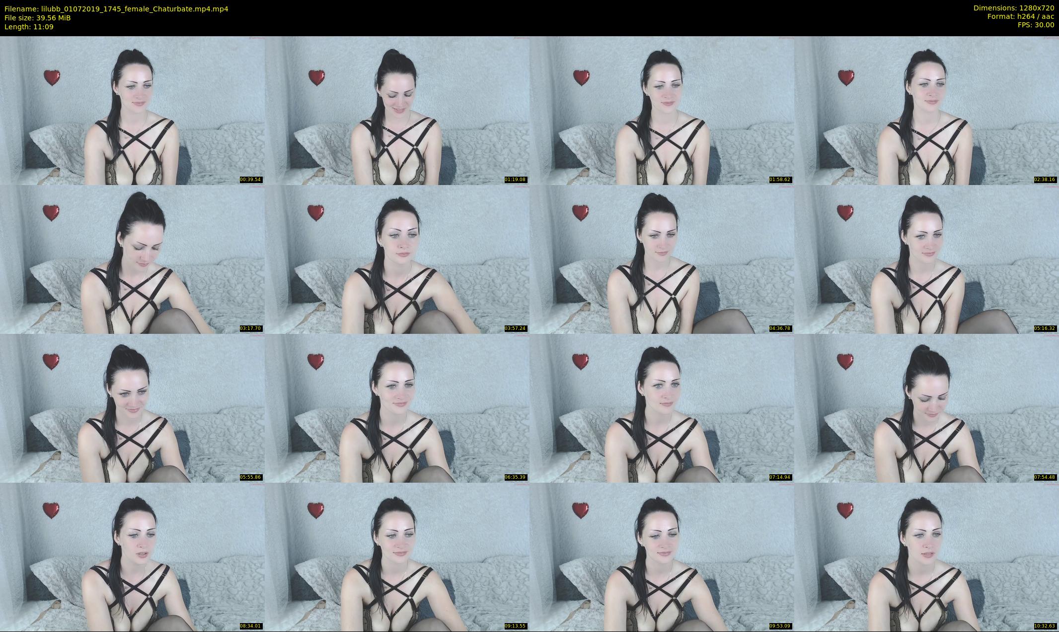 lilubb — 12 minute Chaturbate female cam show recording, 720p, Jul 1, 2019