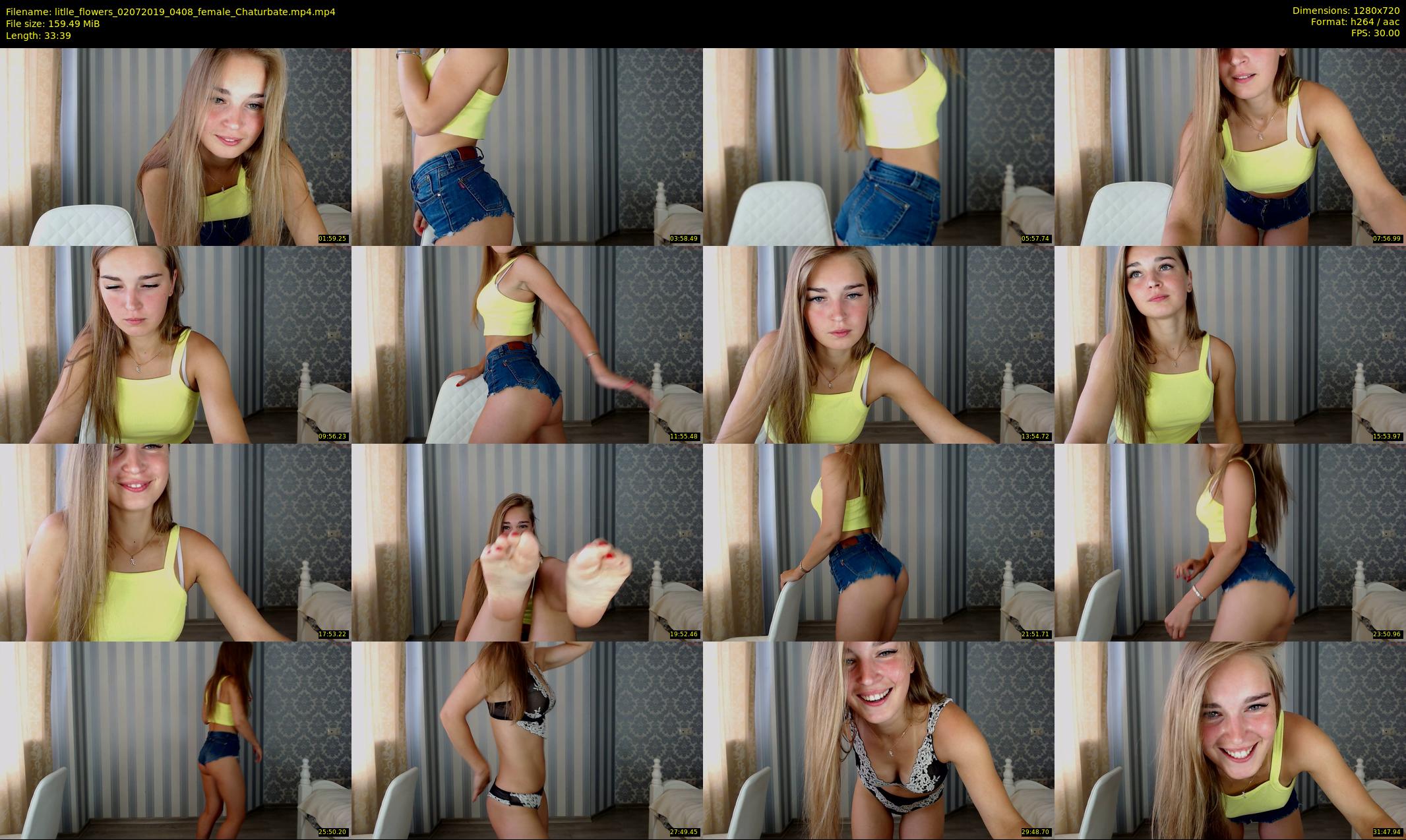 litlle_flowers — 34 minute Chaturbate female cam show recording, 720p, Jul 2, 2019