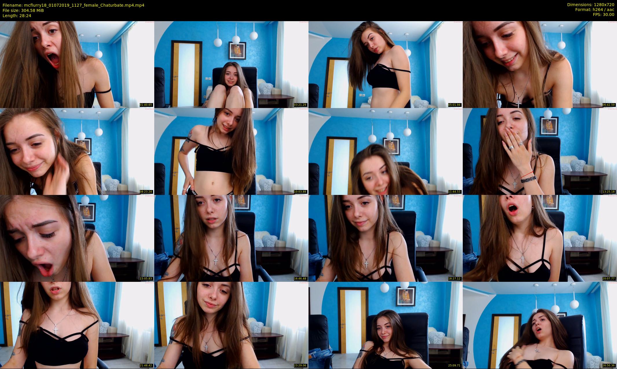 mcflurry18 — 29 minute Chaturbate female cam show recording, 720p, Jul 1, 2019