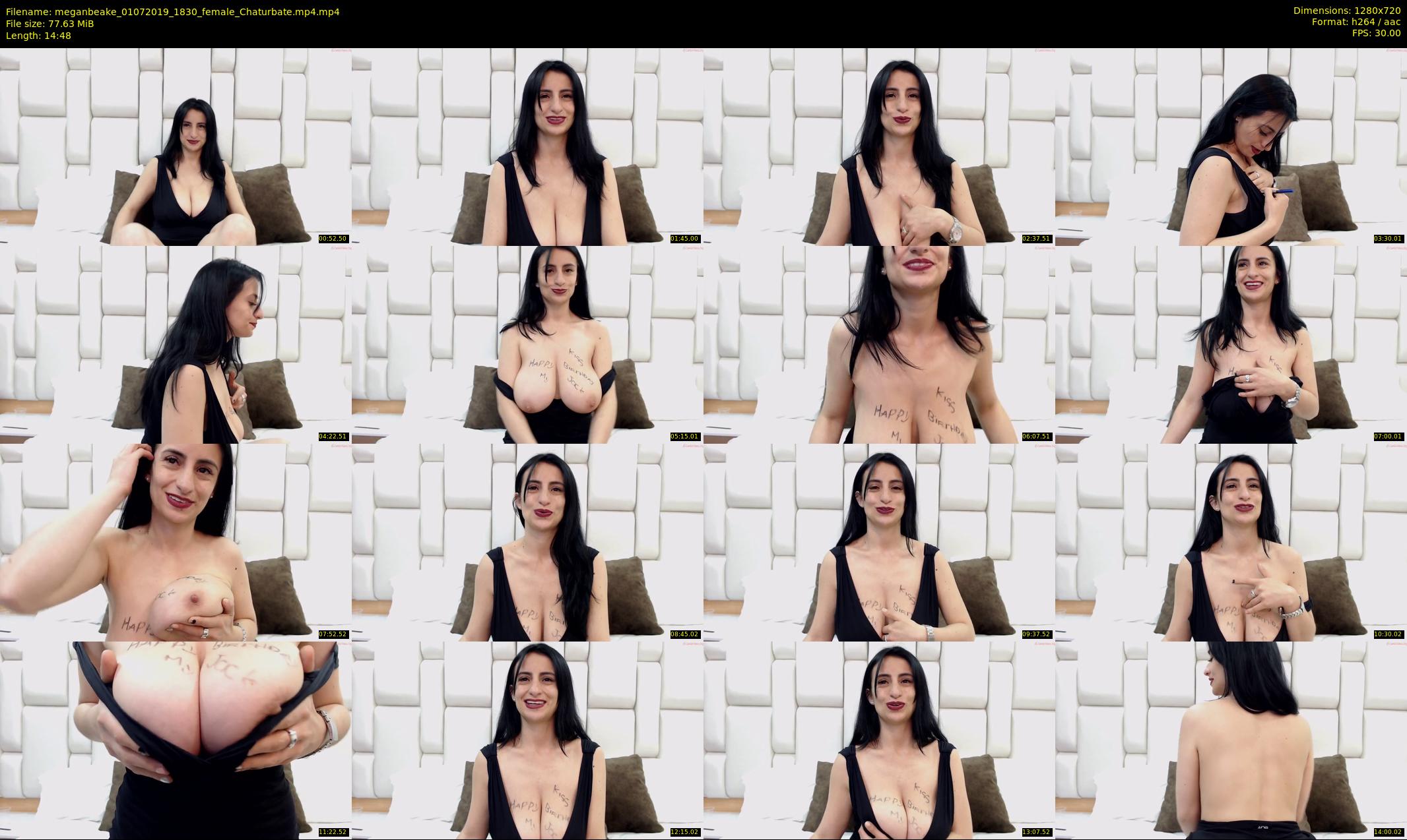 meganbeake — 15 minute Chaturbate female cam show recording, 720p, Jul 1, 2019