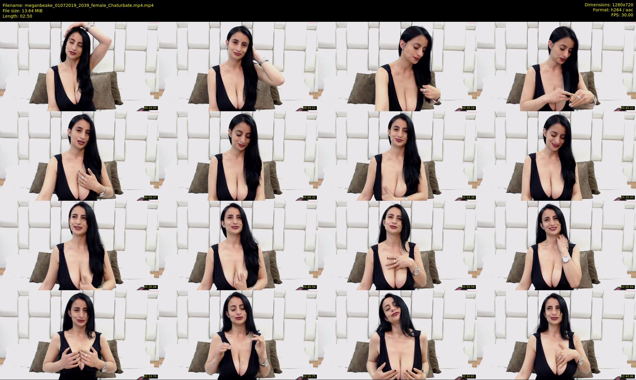 meganbeake — 3 minute Chaturbate female cam show recording, 720p, Jul 1, 2019