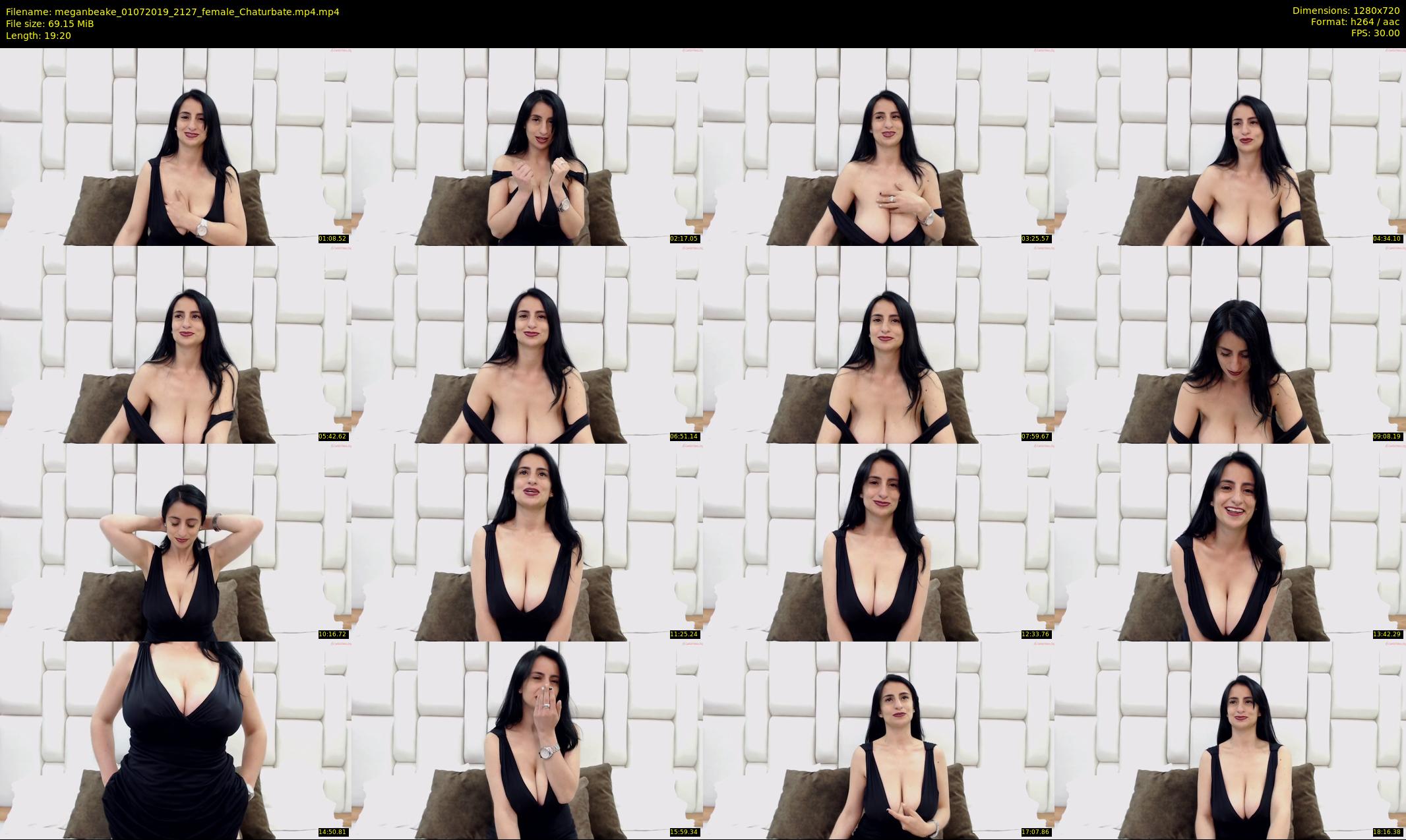 meganbeake — 20 minute Chaturbate female cam show recording, 720p, Jul 1, 2019