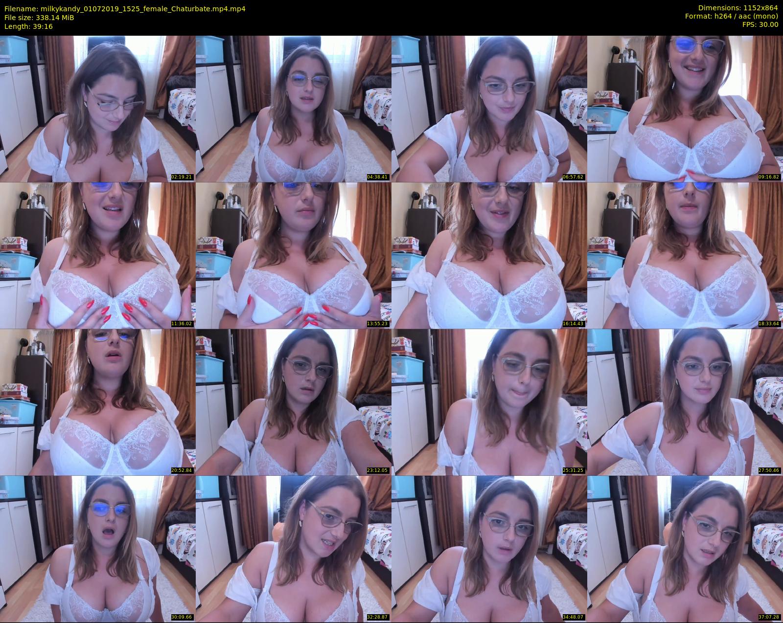 milkykandy — 40 minute Chaturbate female cam show recording, 720p, Jul 1, 2019