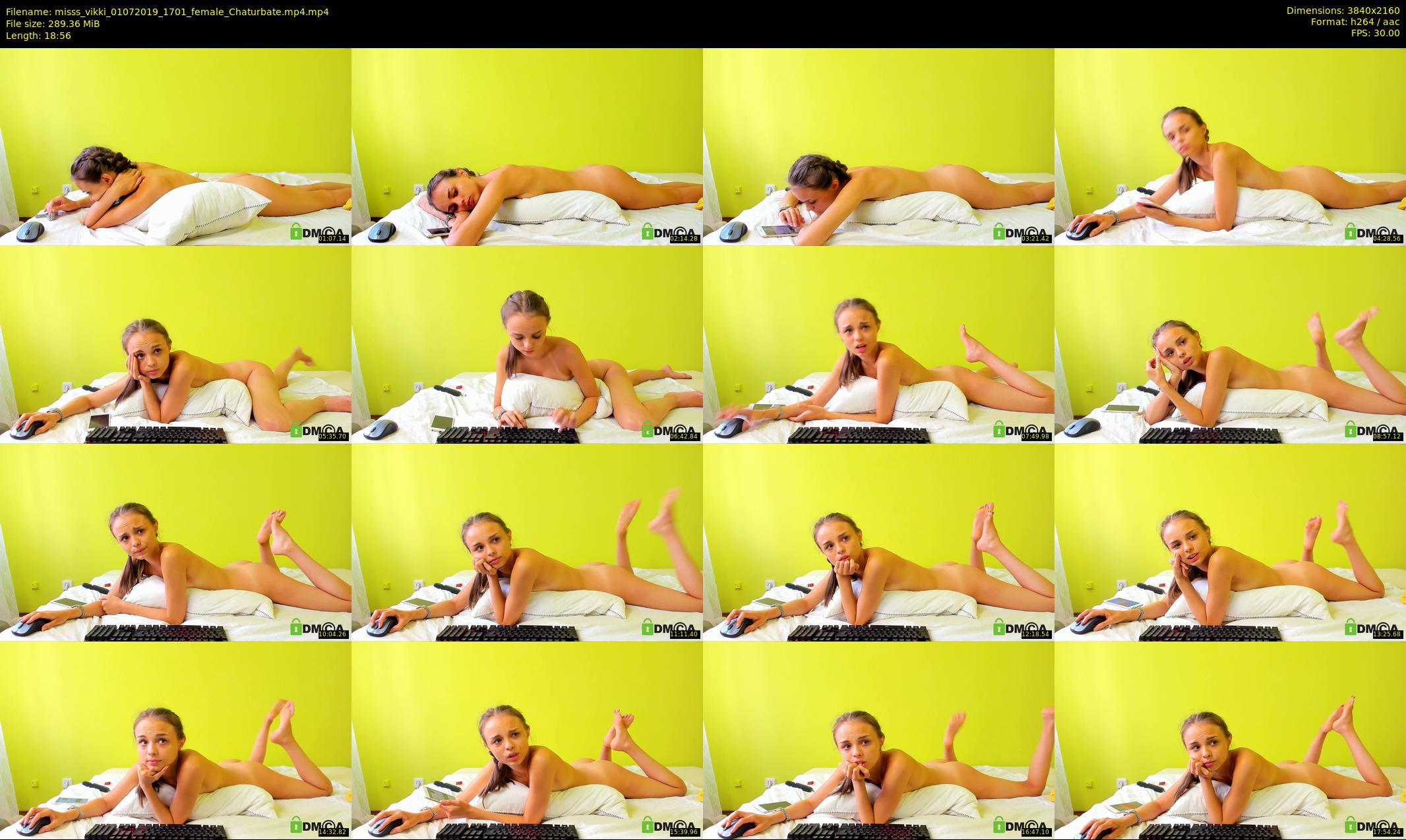 misss_vikki — 19 minute Chaturbate female cam show recording, 4K, Jul 1, 2019