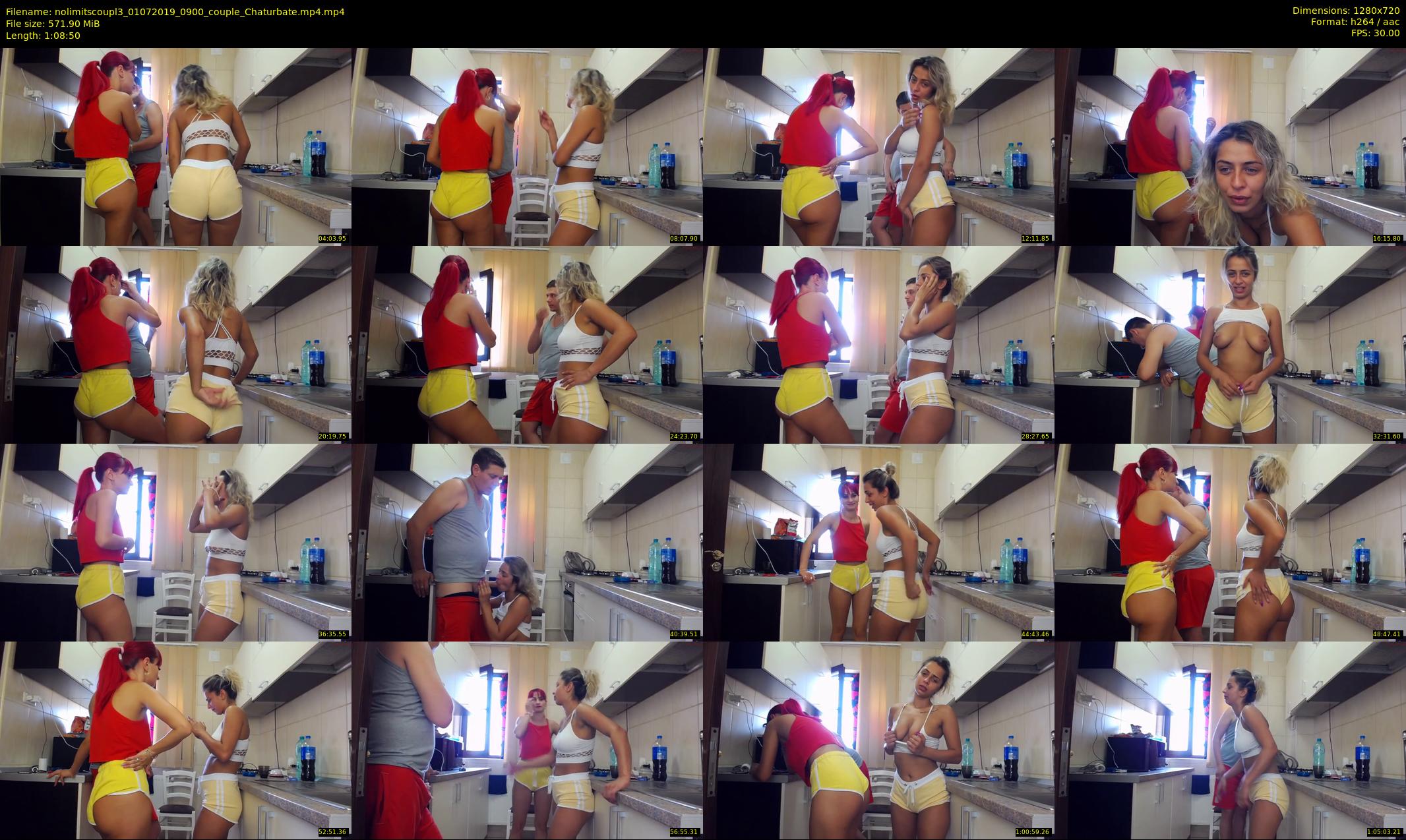 nolimitscoupl3 — 69 minute Chaturbate couple cam show recording, 720p, Jul 1, 2019