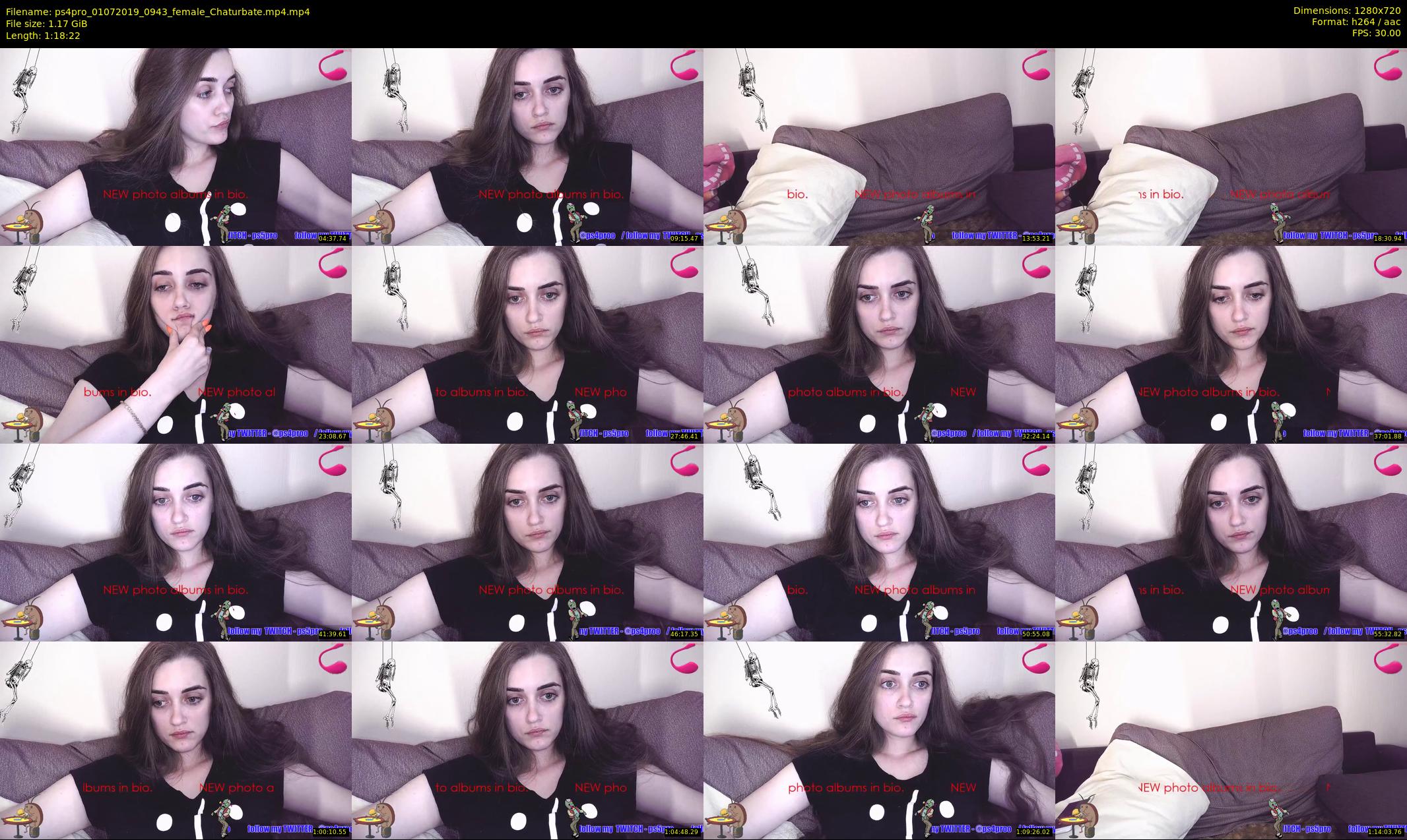 ps4pro — 79 minute Chaturbate female cam show recording, 720p, Jul 1, 2019