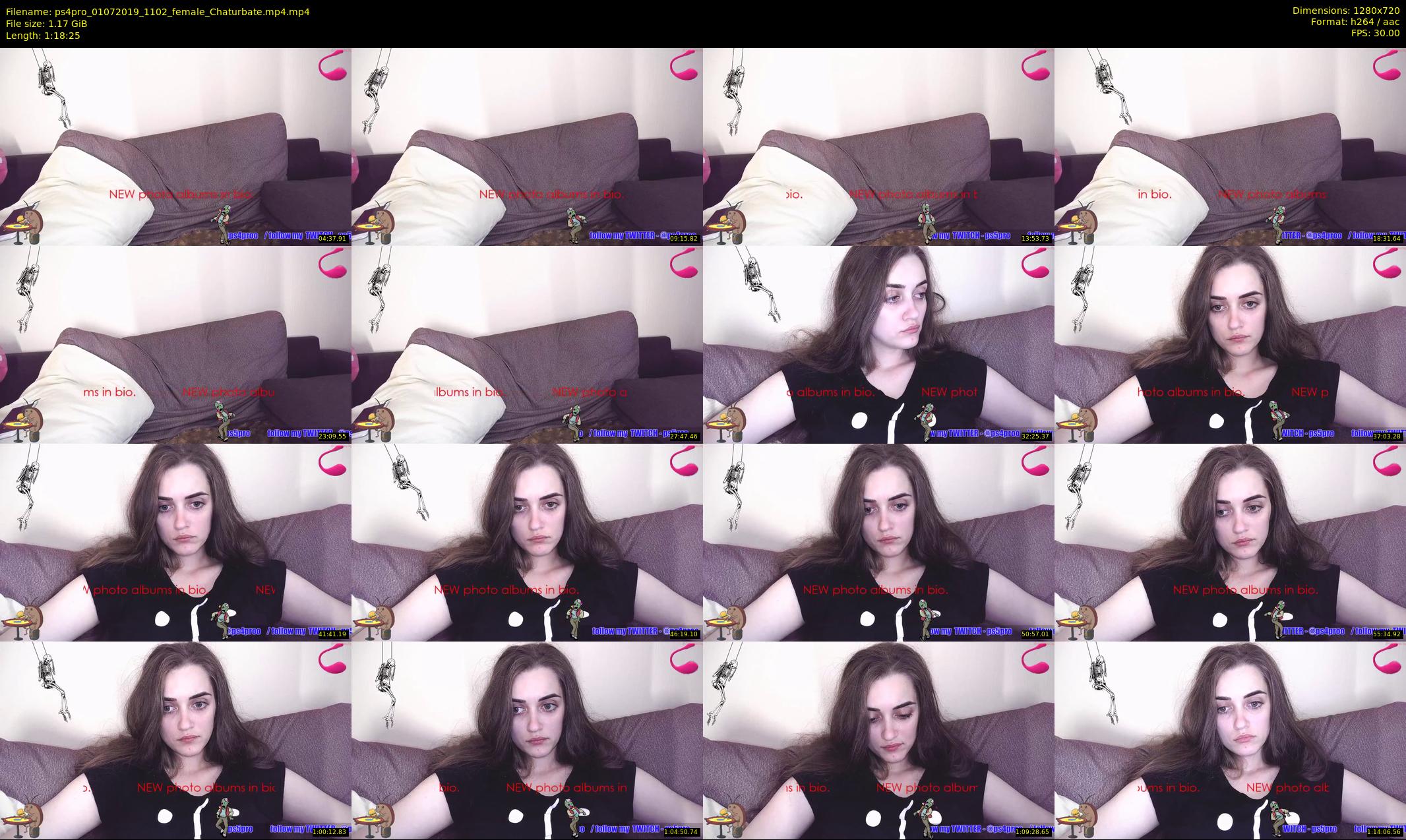 ps4pro — 79 minute Chaturbate female cam show recording, 720p, Jul 1, 2019