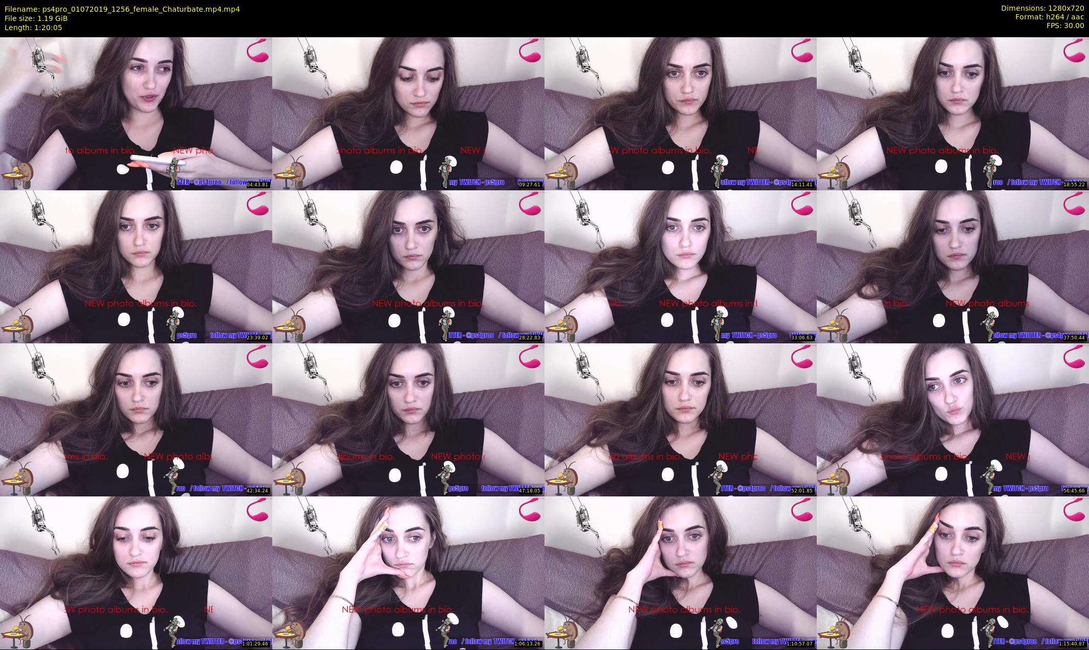ps4pro — 81 minute Chaturbate female cam show recording, 720p, Jul 1, 2019