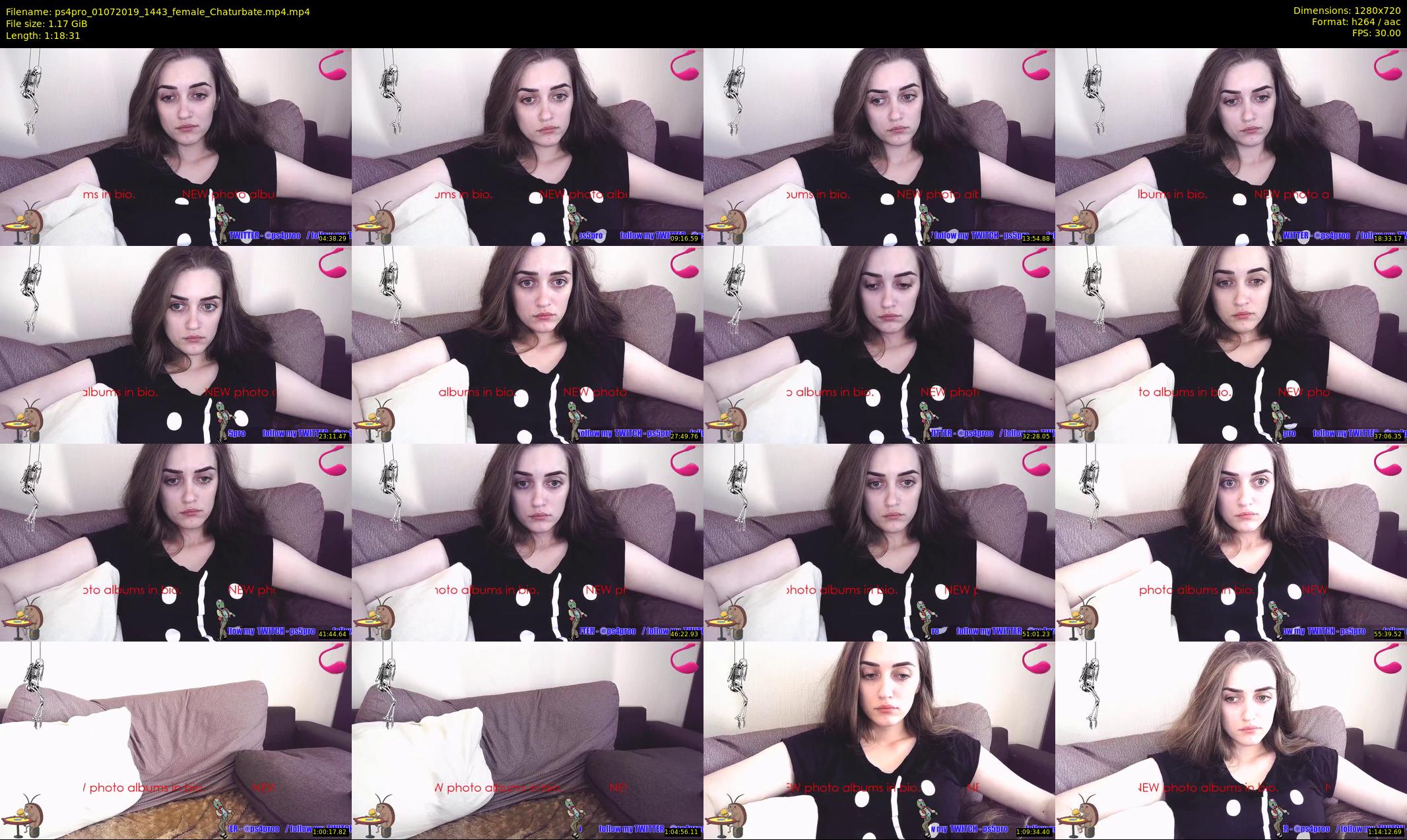 ps4pro — 79 minute Chaturbate female cam show recording, 720p, Jul 1, 2019