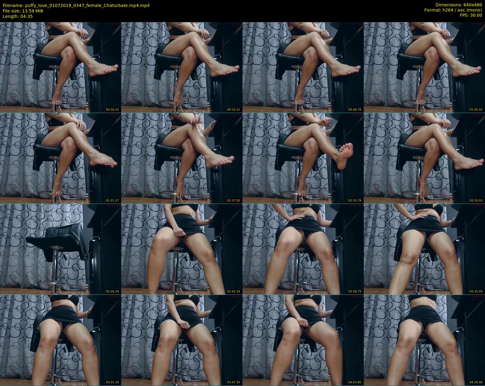 puffy_love — 5 minute Chaturbate female cam show recording, 480p, Jul 1, 2019
