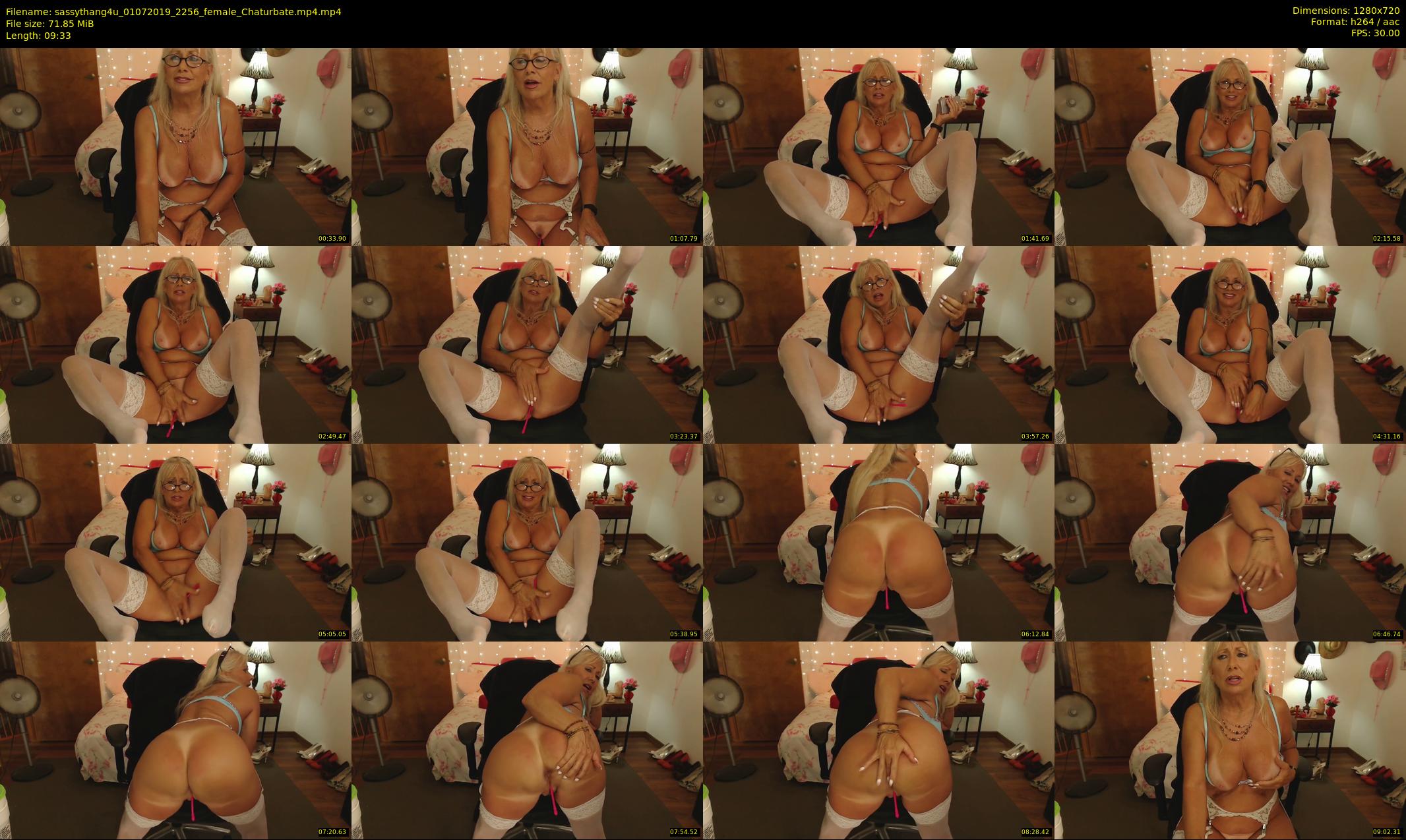 sassythang4u — 10 minute Chaturbate female cam show recording, 720p, Jul 1, 2019