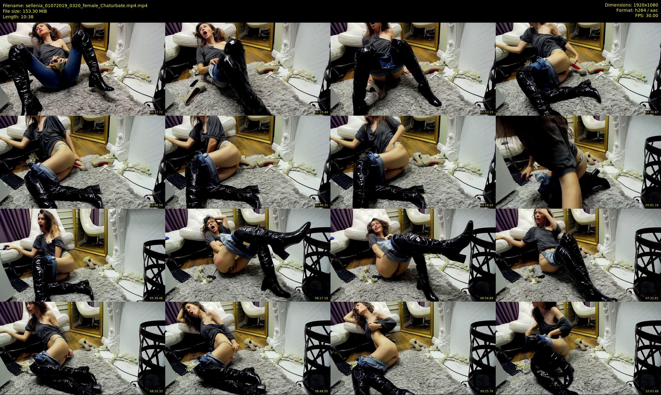 sellenia — 11 minute Chaturbate female cam show recording, 1080p, Jul 1, 2019