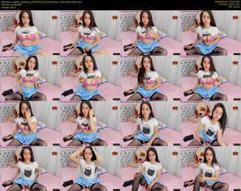 sophia_alejandra — 10 minute Chaturbate female cam show recording, 720p, Jul 1, 2019