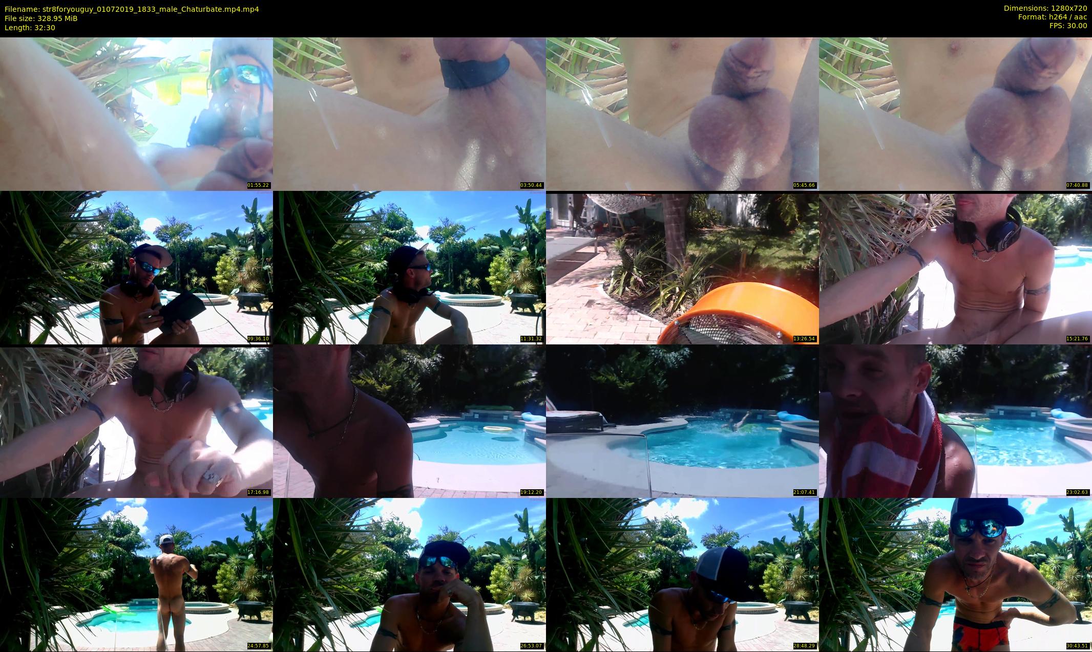 str8foryouguy — 33 minute Chaturbate male cam show recording, 720p, Jul 1, 2019