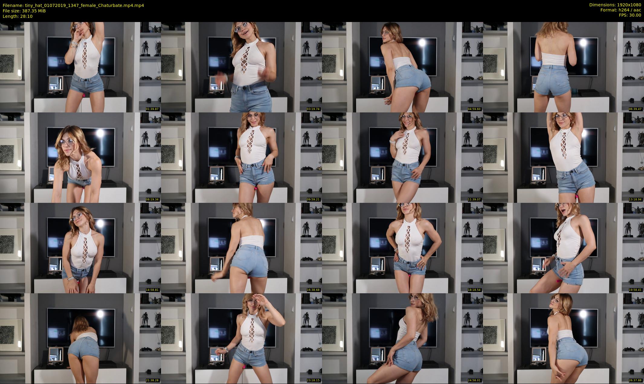 tiny_hat — 29 minute Chaturbate female cam show recording, 1080p, Jul 1, 2019